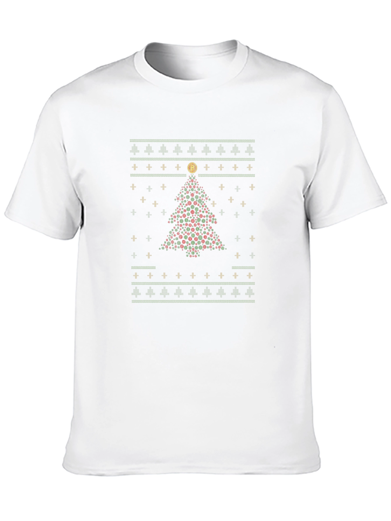 Bitcoin Christmas Tree Ugly Sweater T-Shirt