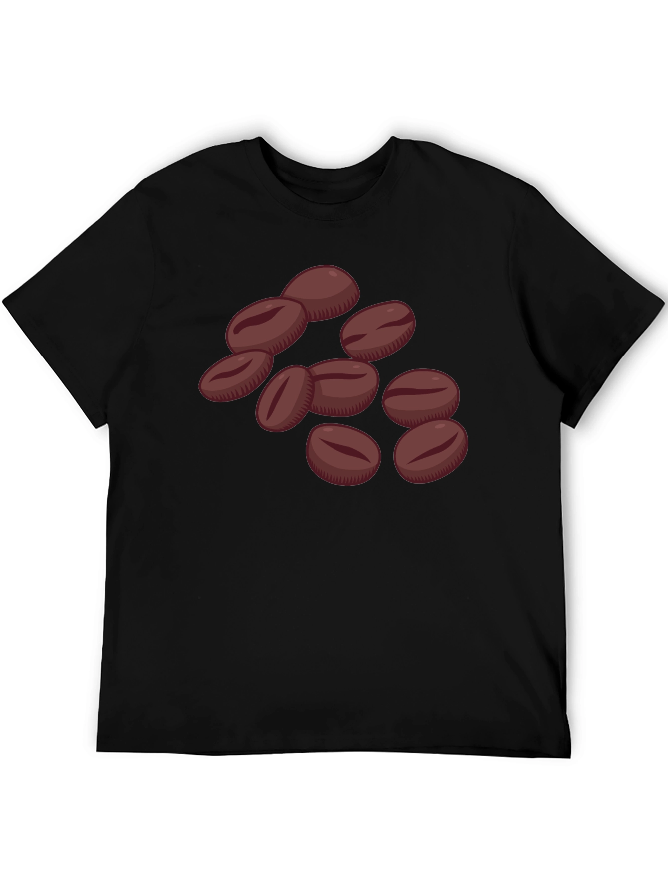 Coffee Bean Graphic Tee - Unisex Black T-Shirt