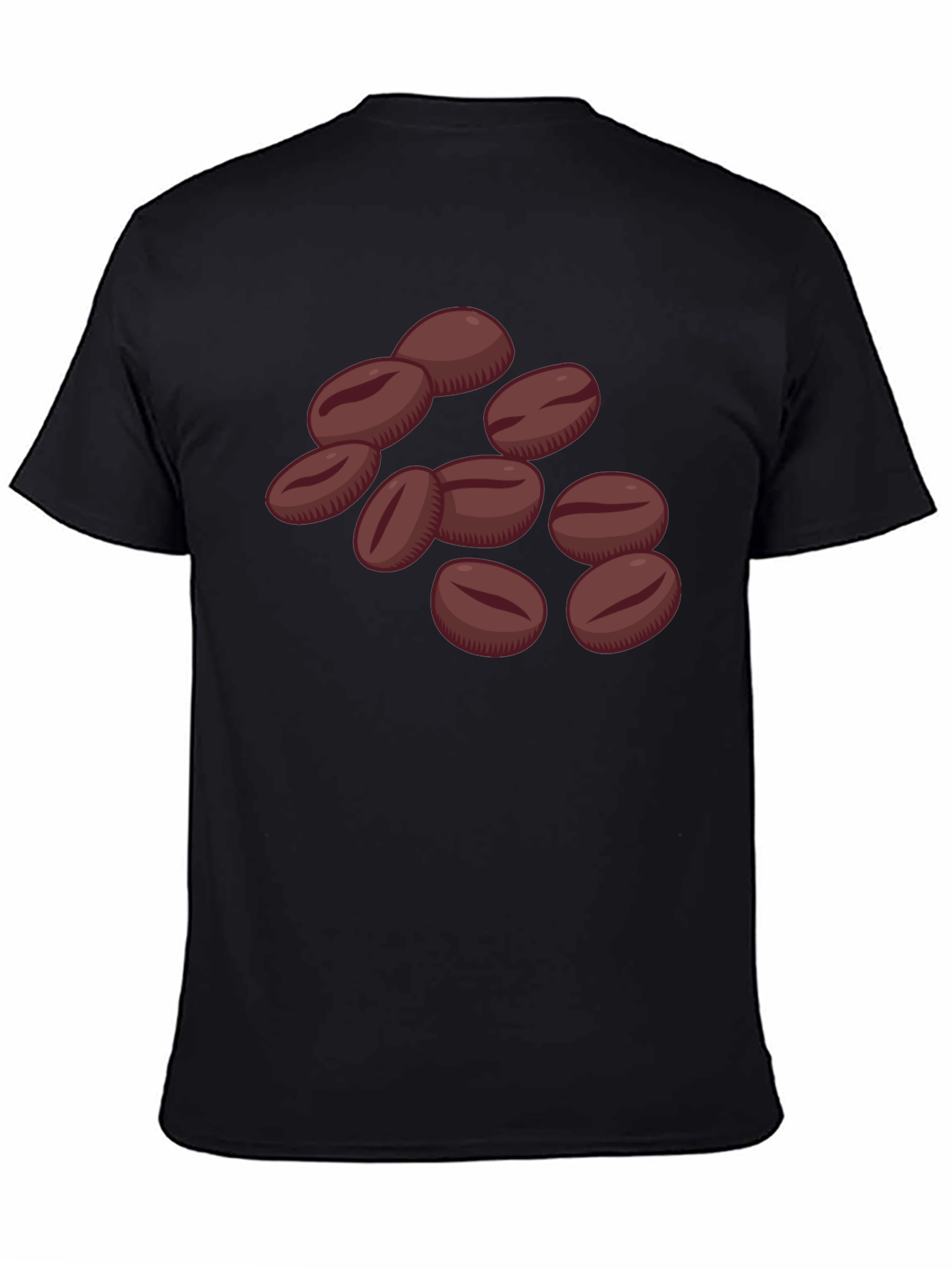 Coffee Bean Graphic Tee - Unisex Black T-Shirt