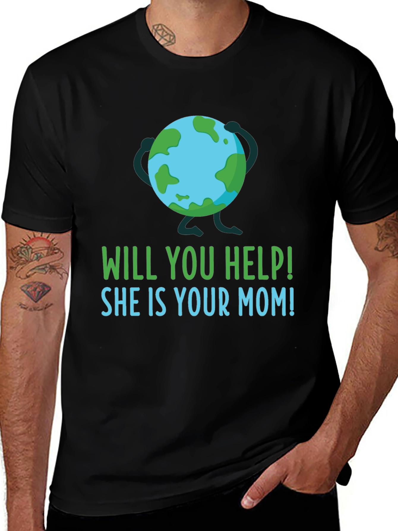 Earth Day Help Mom T-Shirt