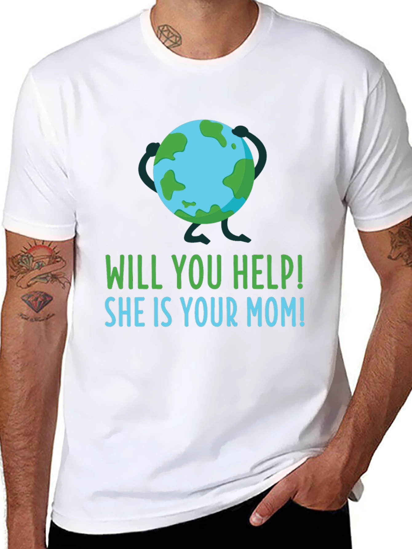 Earth Day Help Mom T-Shirt