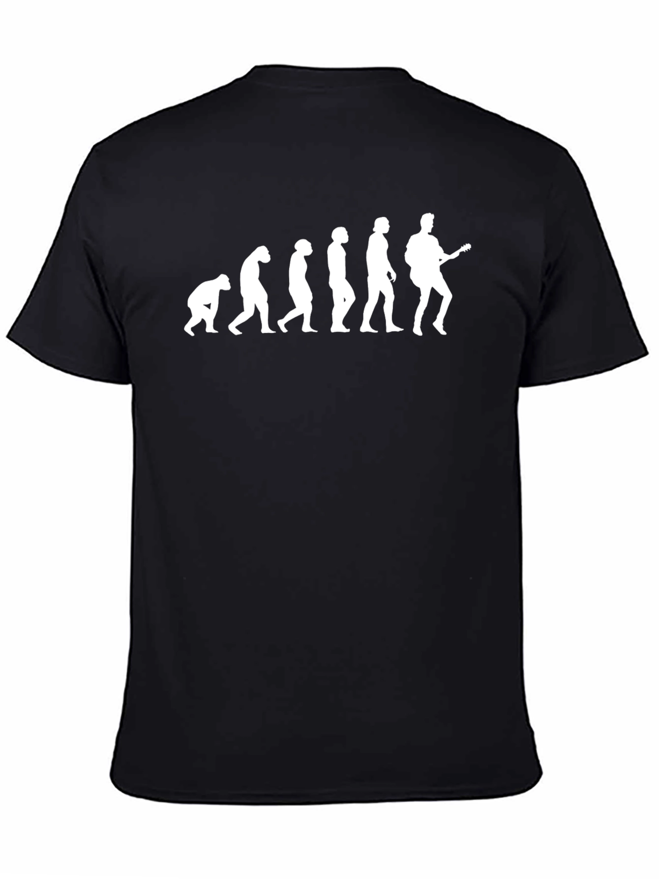 Evolution of Guitarist - Black T-Shirt