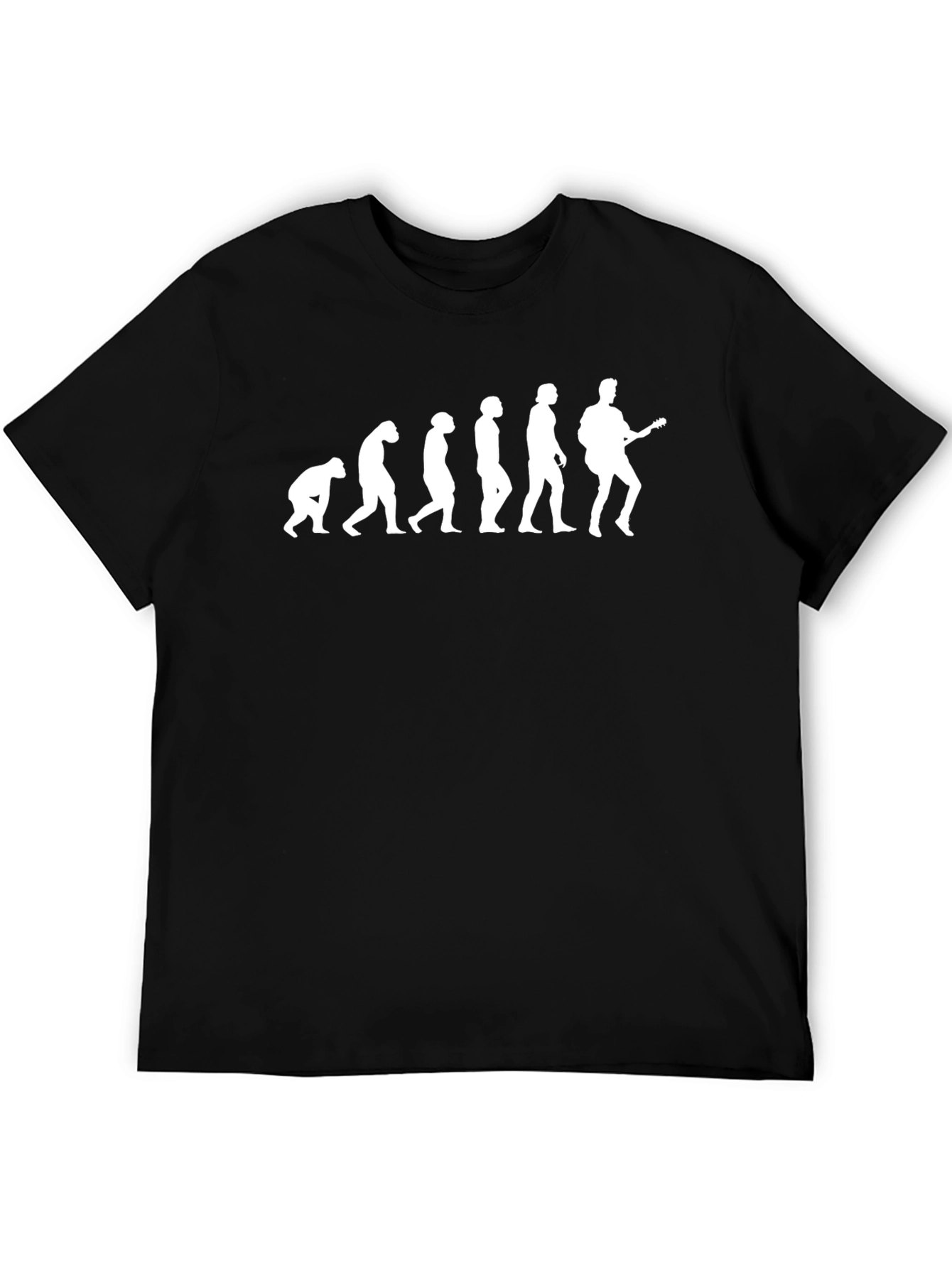 Evolution of Guitarist - Black T-Shirt