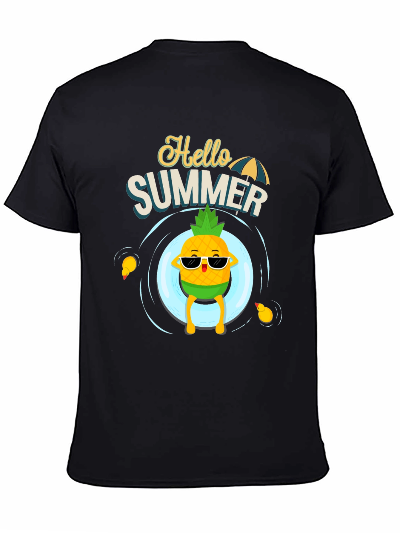 Hello Summer T-Shirt - Pineapple Pool Party