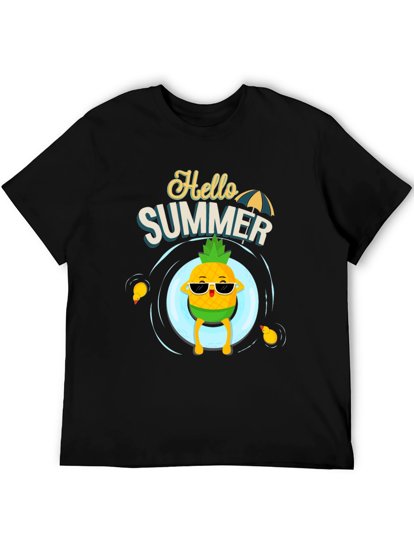 Hello Summer T-Shirt - Pineapple Pool Party