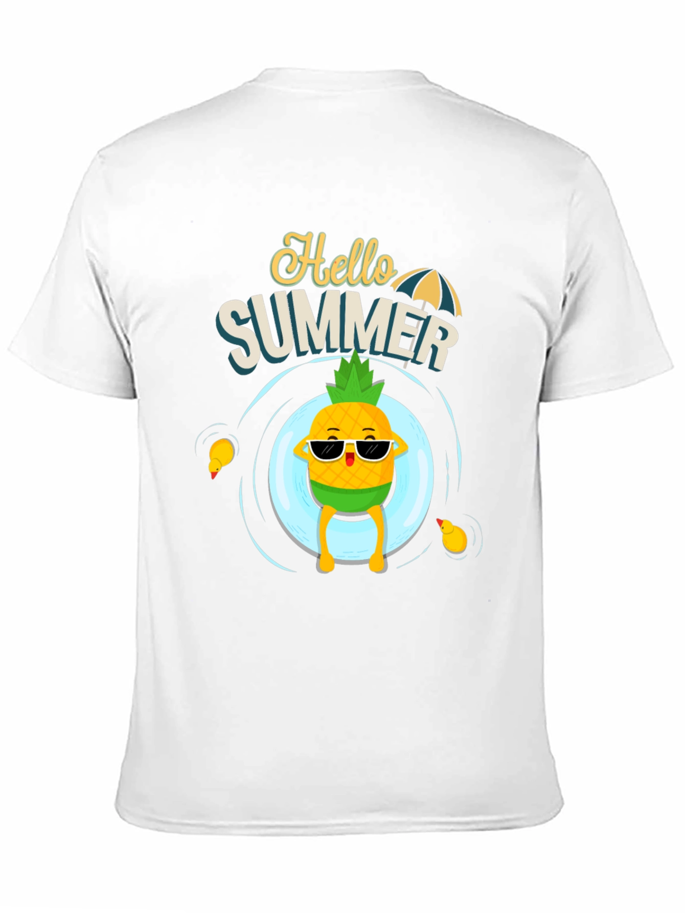 Hello Summer T-Shirt - Pineapple Pool Party