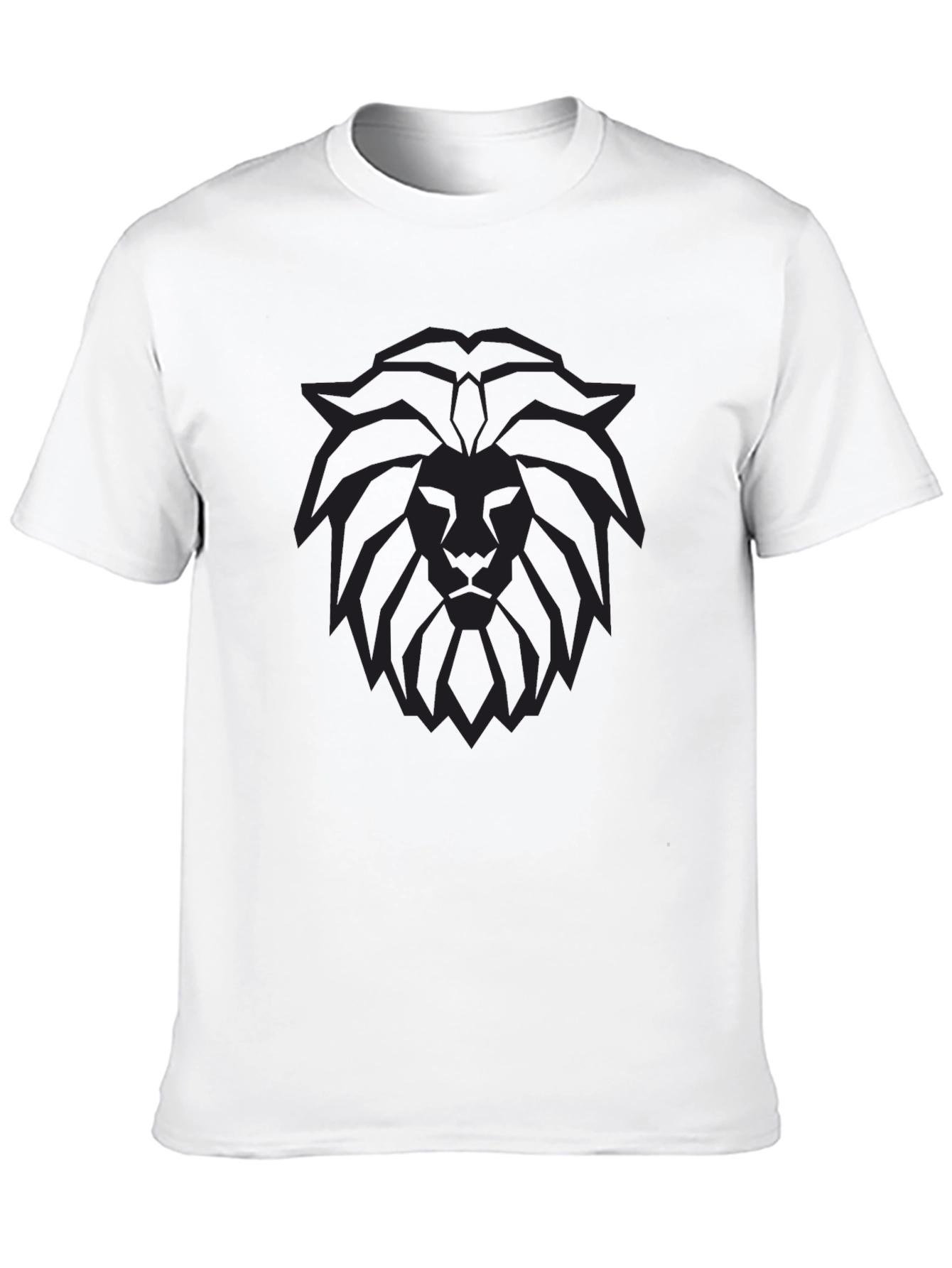 Lion Graphic Black T-Shirt - Stylish Mens Tee