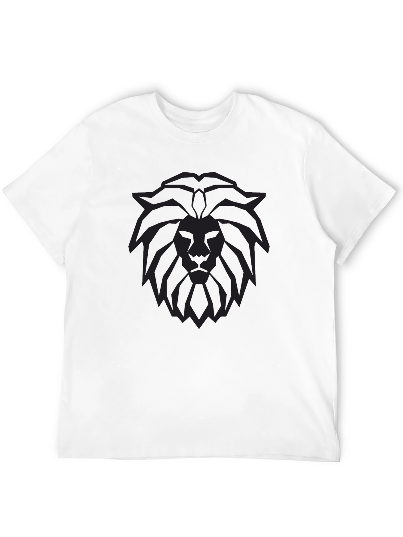 Lion Graphic Black T-Shirt - Stylish Mens Tee