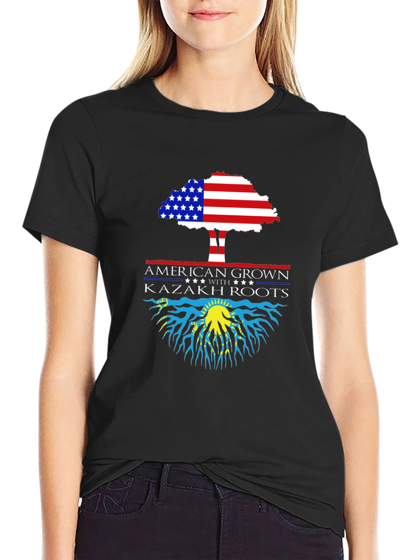 American Grown Kazakh Roots T-Shirt