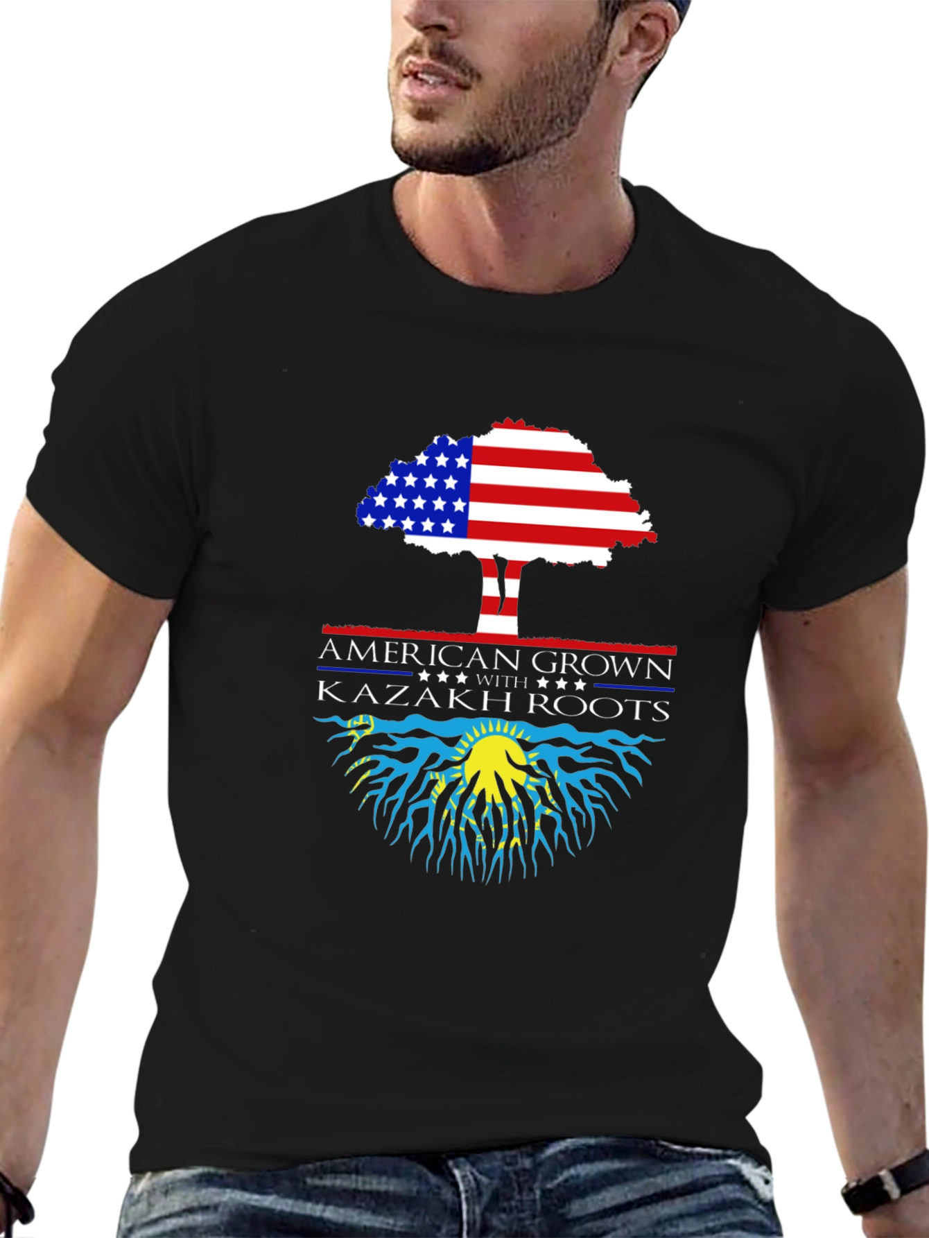 American Grown Kazakh Roots T-Shirt