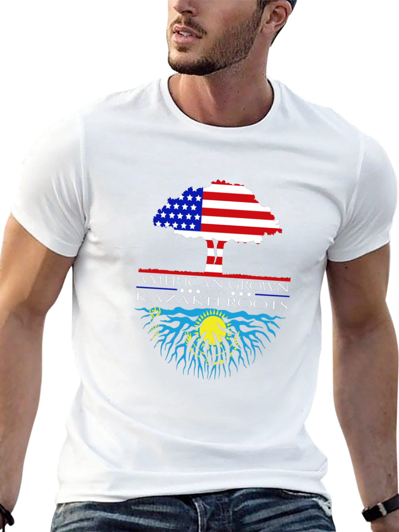 American Grown Kazakh Roots T-Shirt