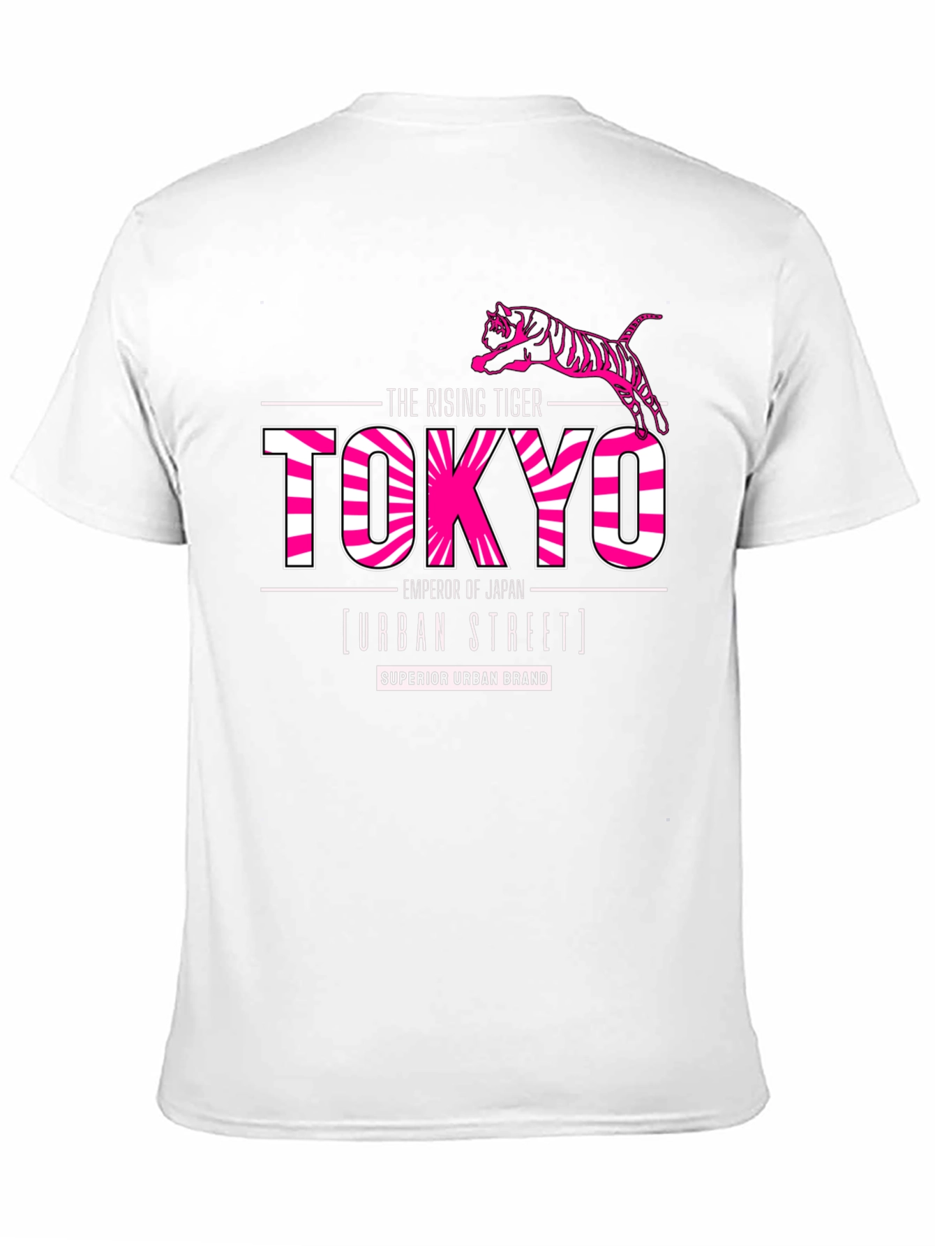 Tokyo Rising Tiger Graphic Tee - Urban Street Style
