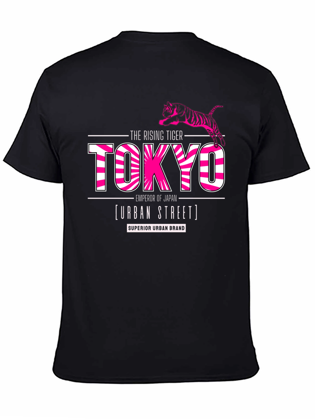 Tokyo Rising Tiger Graphic Tee - Urban Street Style