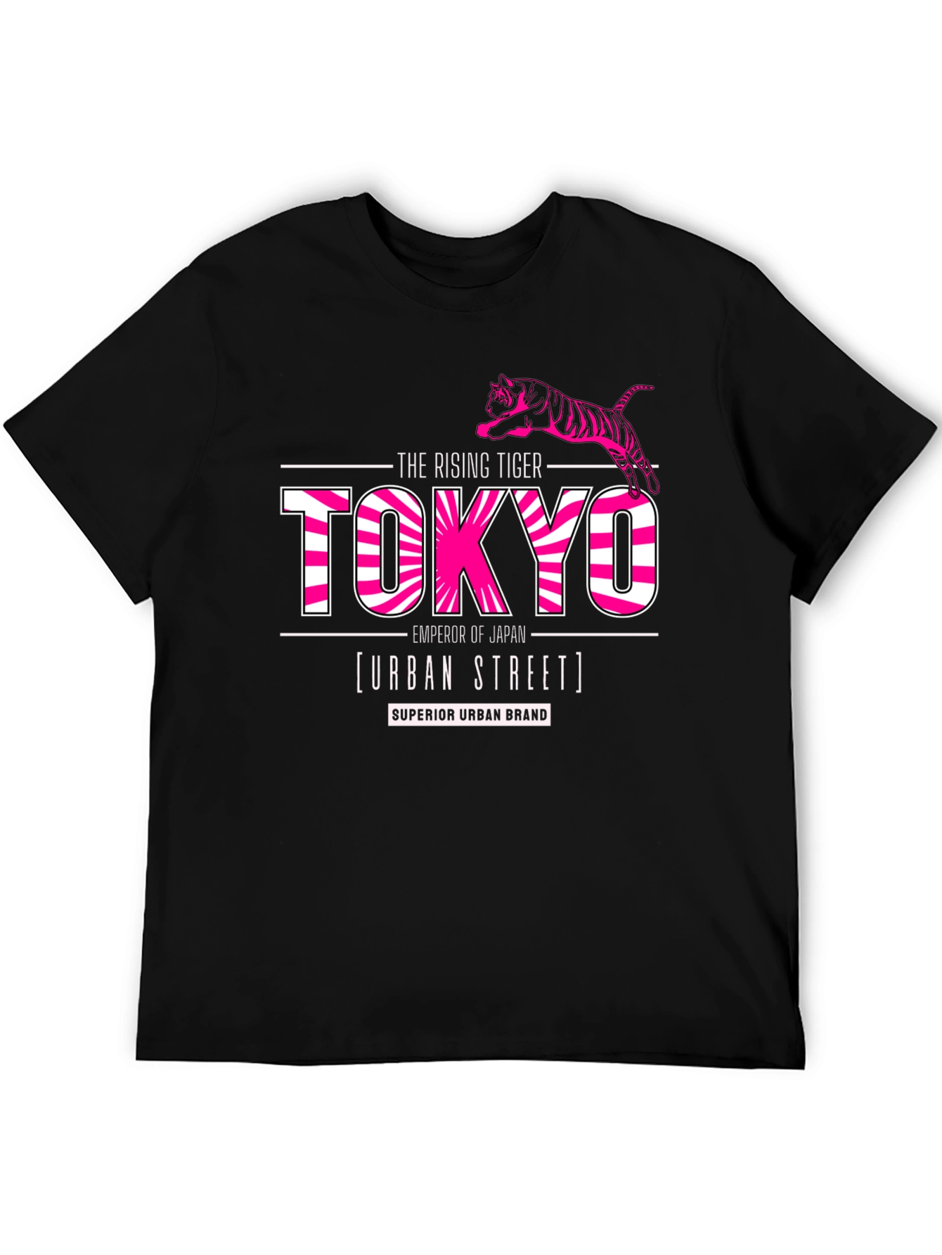 Tokyo Rising Tiger Graphic Tee - Urban Street Style