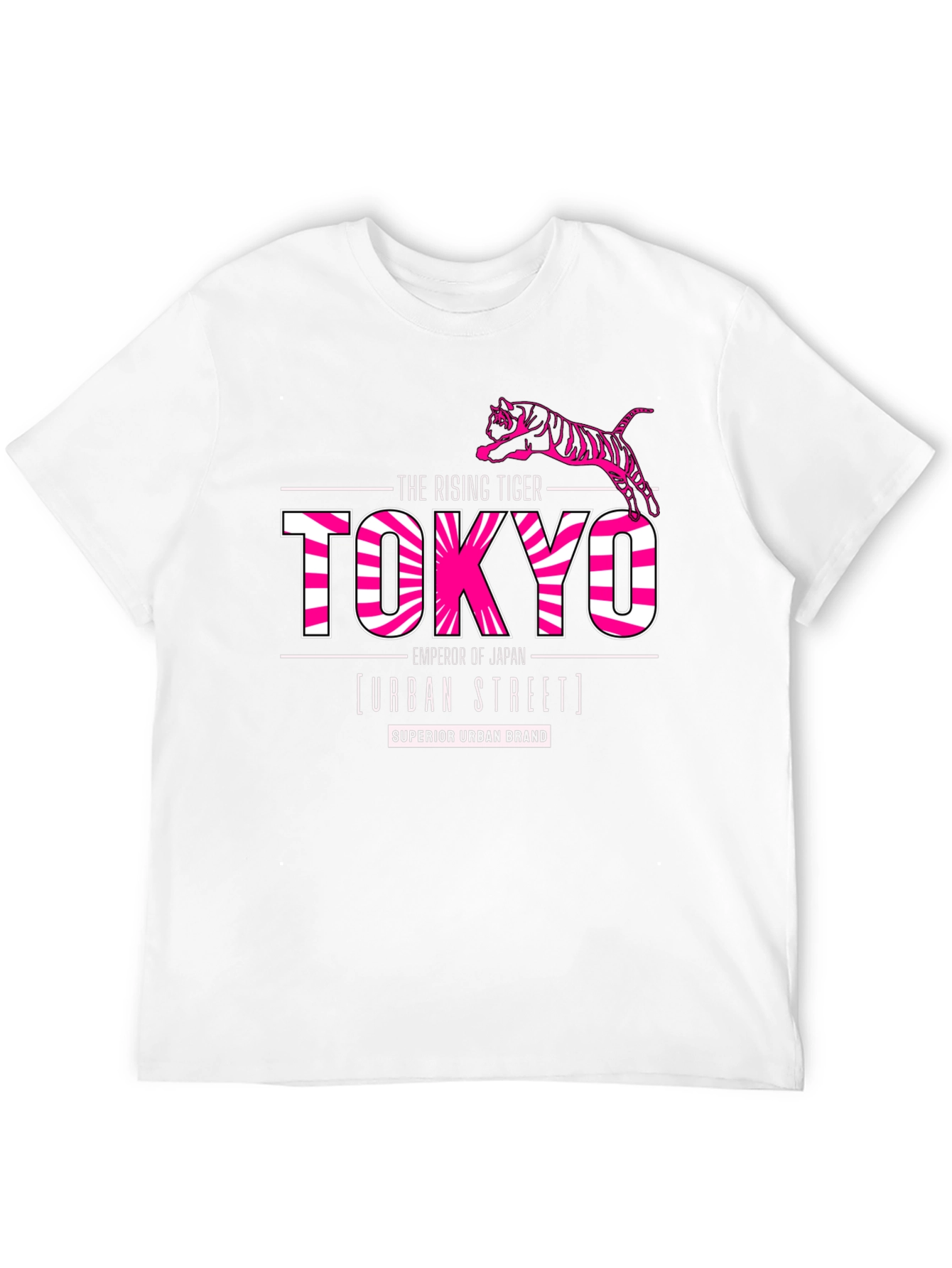 Tokyo Rising Tiger Graphic Tee - Urban Street Style