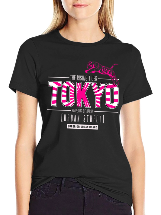 Tokyo Rising Tiger Graphic Tee - Urban Street Style