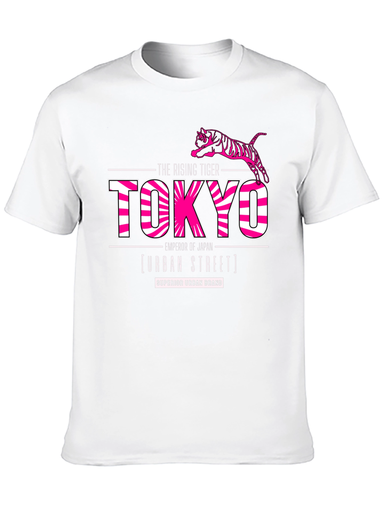 Tokyo Rising Tiger Graphic Tee - Urban Street Style