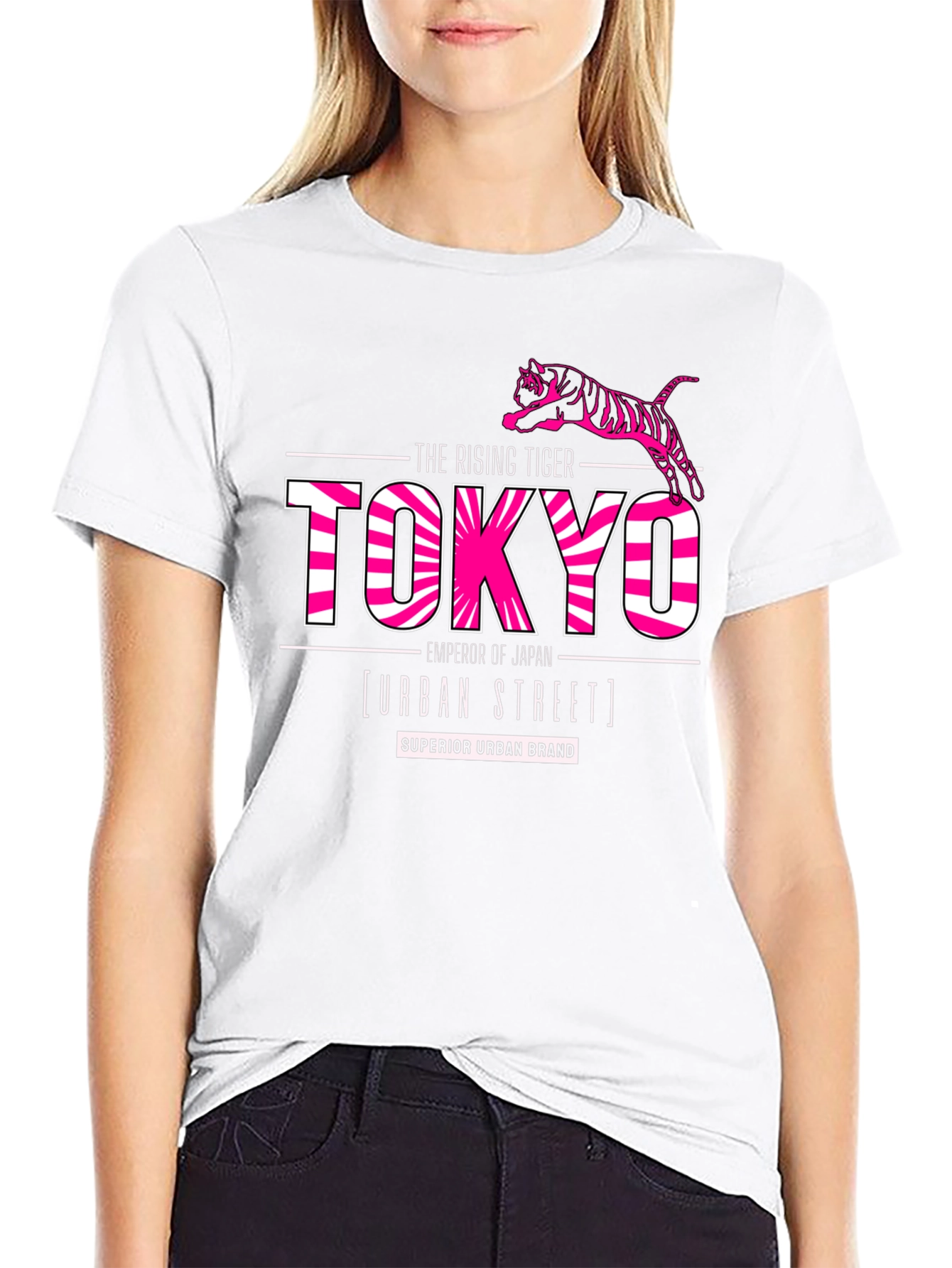 Tokyo Rising Tiger Graphic Tee - Urban Street Style