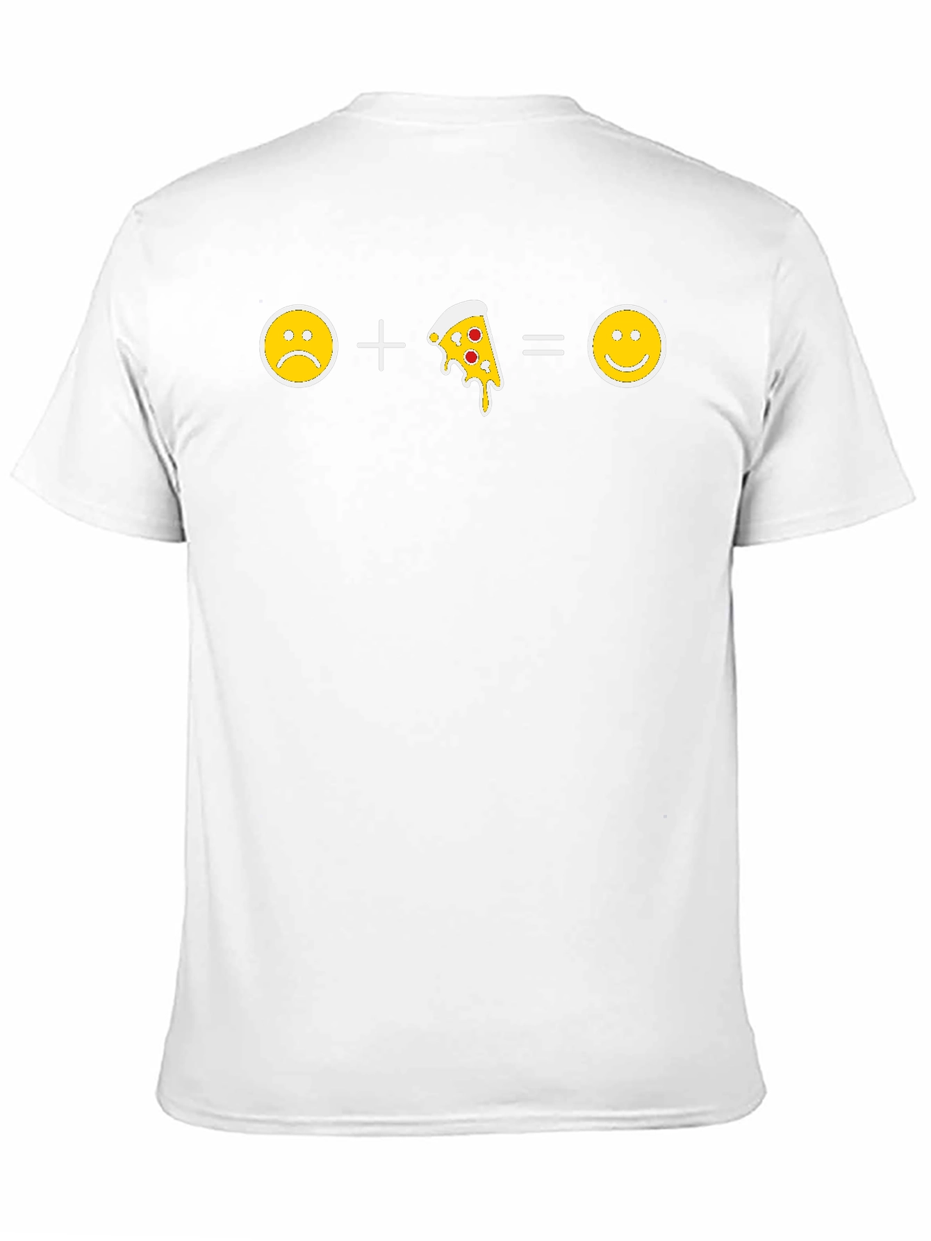 Pizza Makes Me Happy Graphic T-Shirt