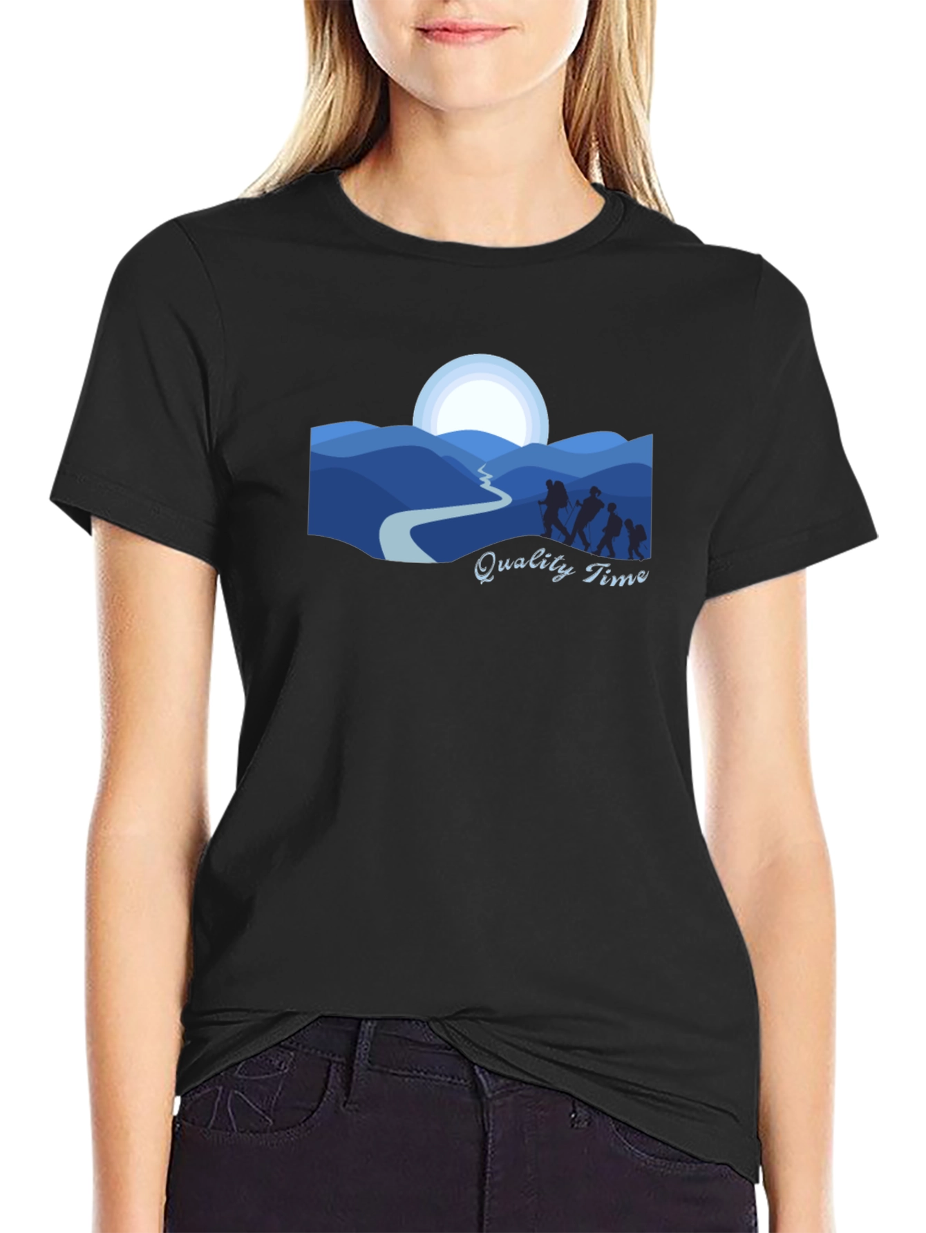 Quality Time Hiking Graphic T-Shirt
