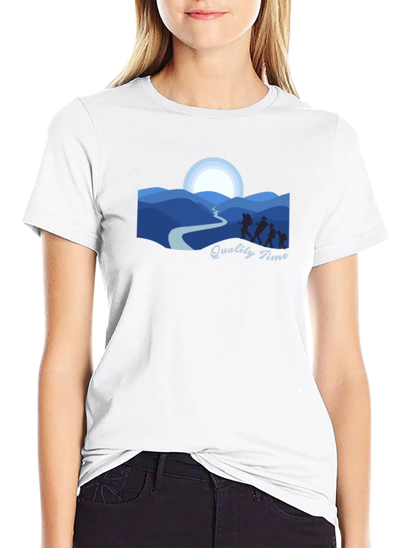 Quality Time Hiking Graphic T-Shirt