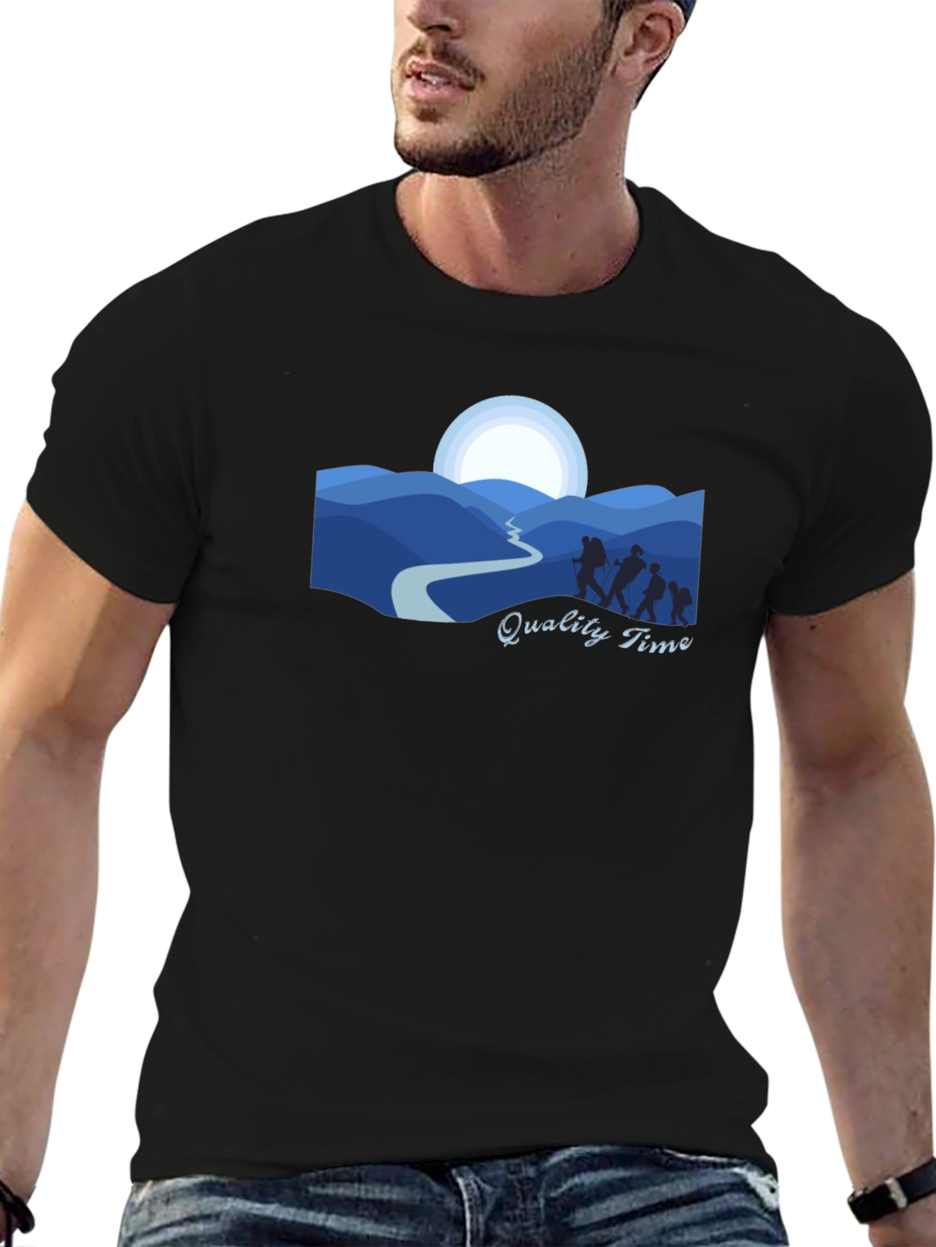 Quality Time Hiking Graphic T-Shirt