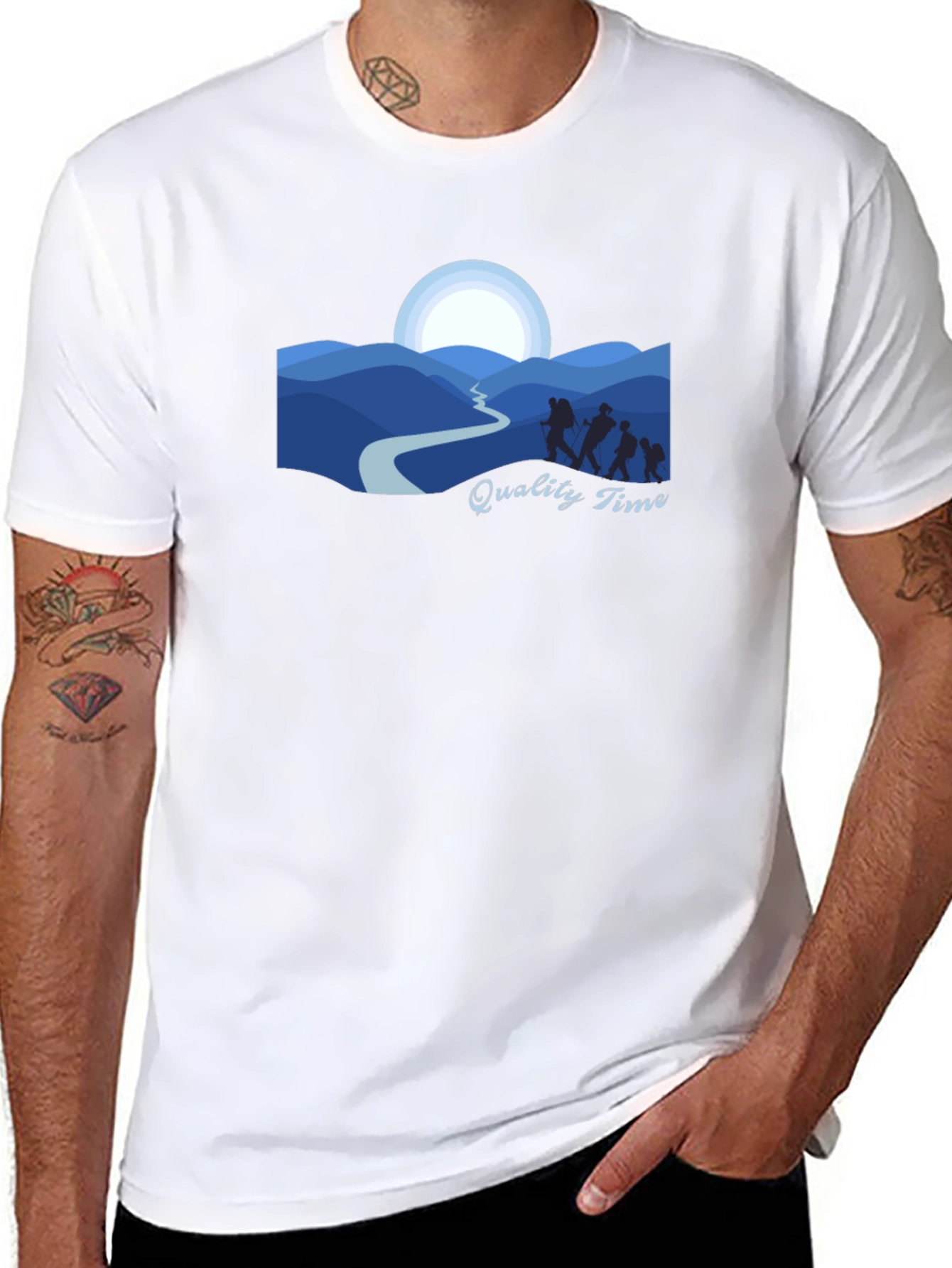 Quality Time Hiking Graphic T-Shirt