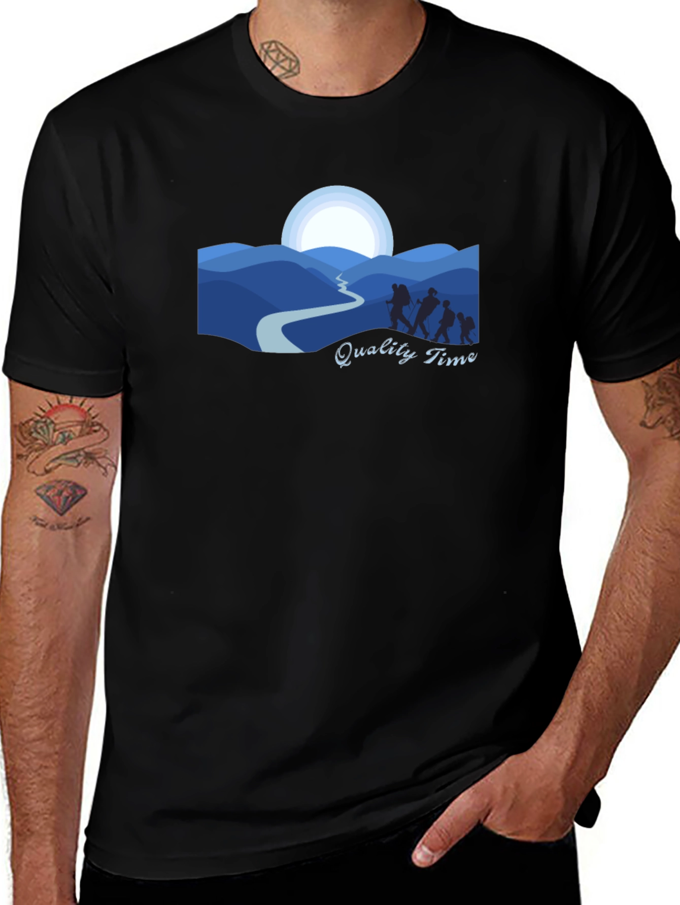 Quality Time Hiking Graphic T-Shirt