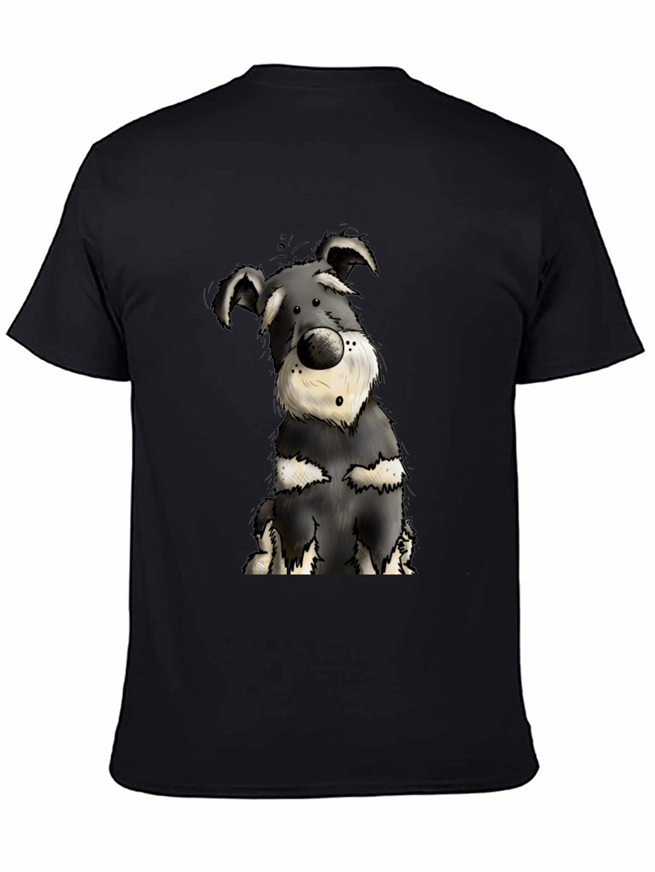 Dog Cartoon Print T-Shirt