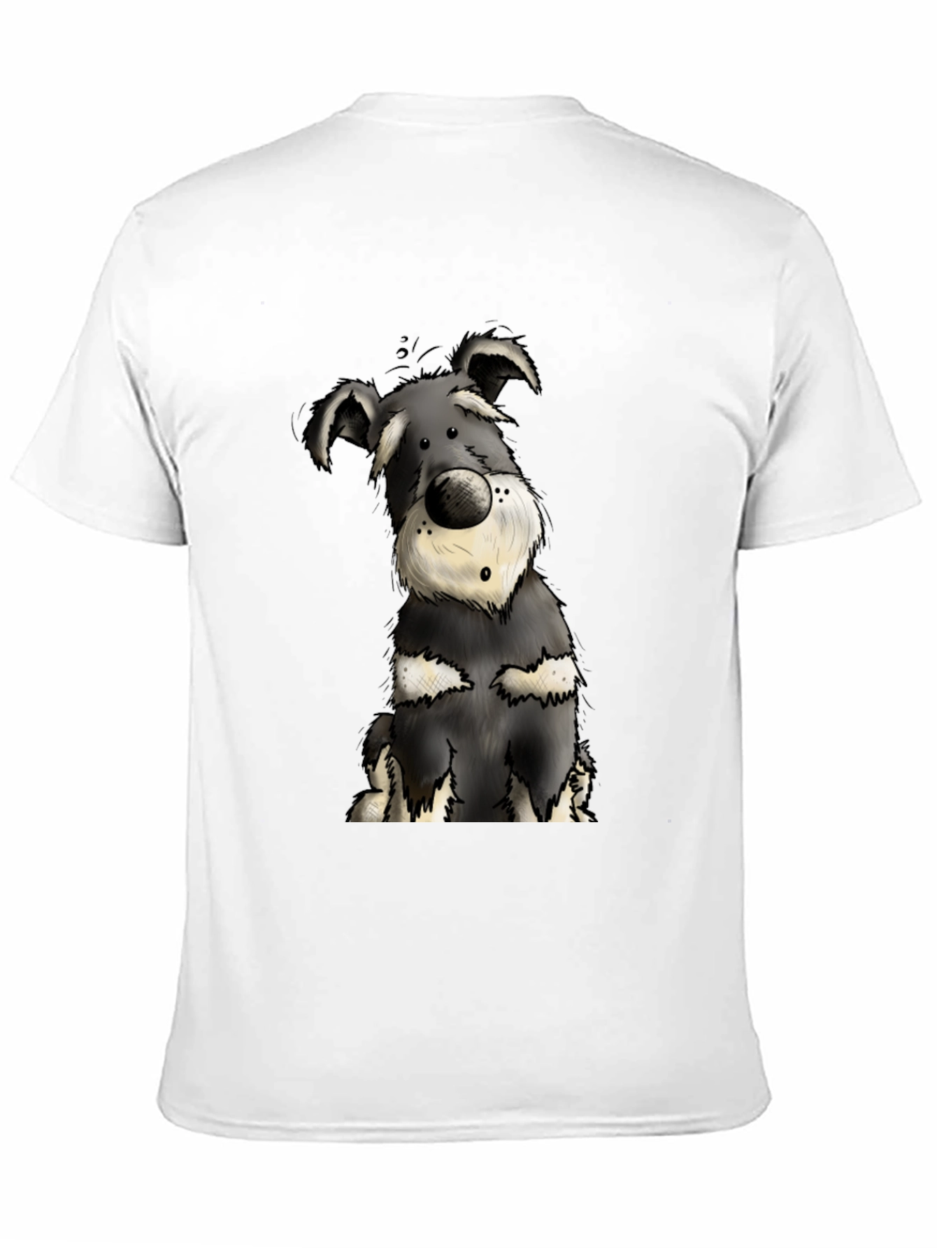 Dog Cartoon Print T-Shirt