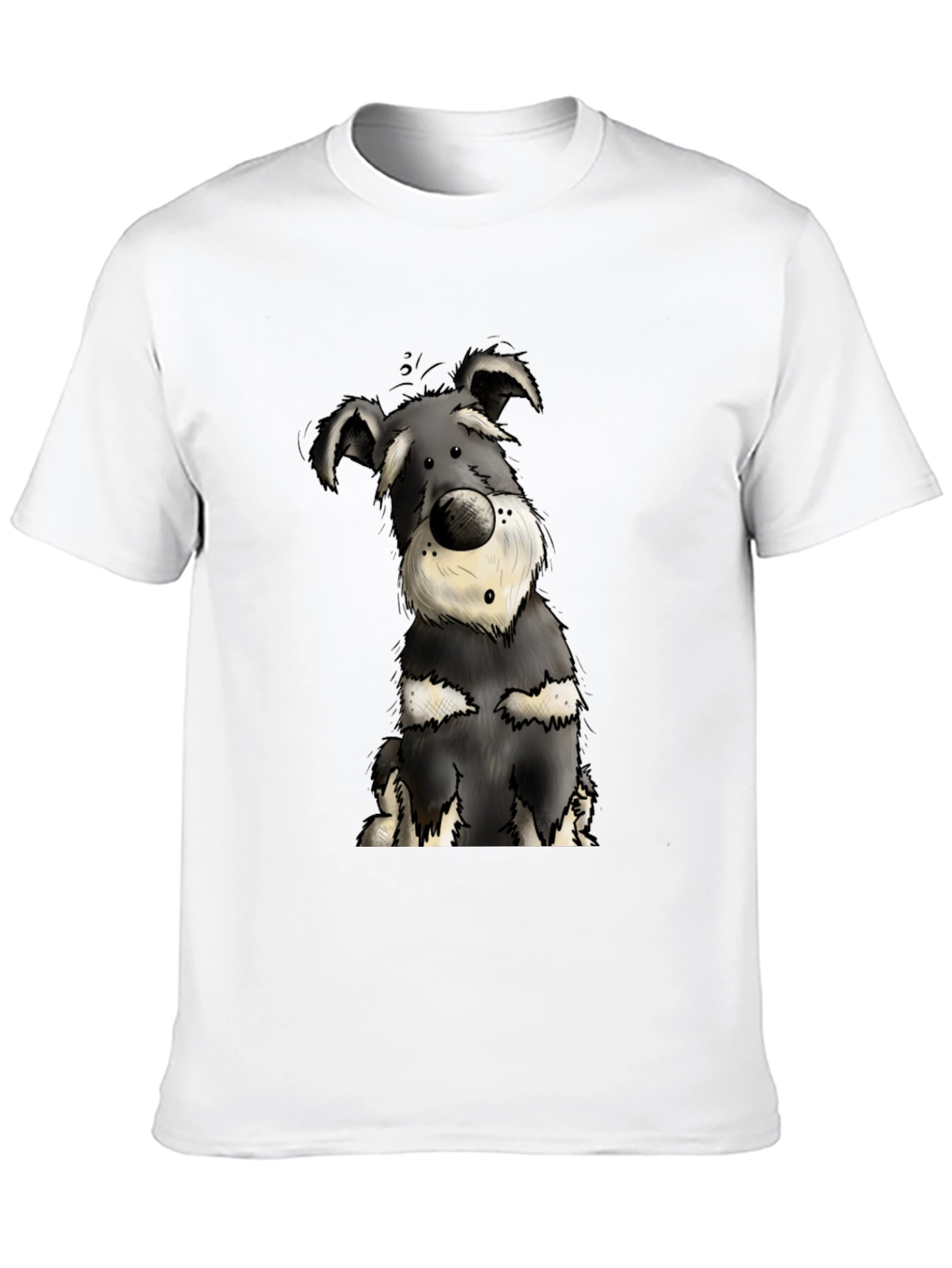 Dog Cartoon Print T-Shirt