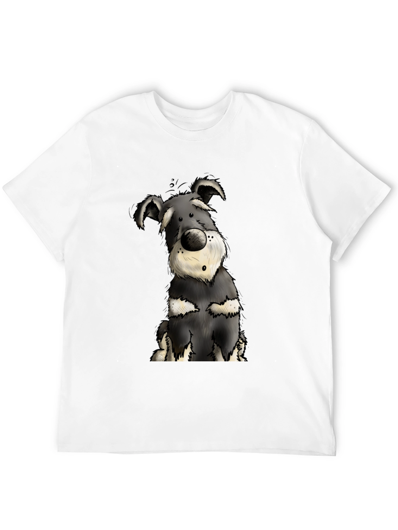 Dog Cartoon Print T-Shirt
