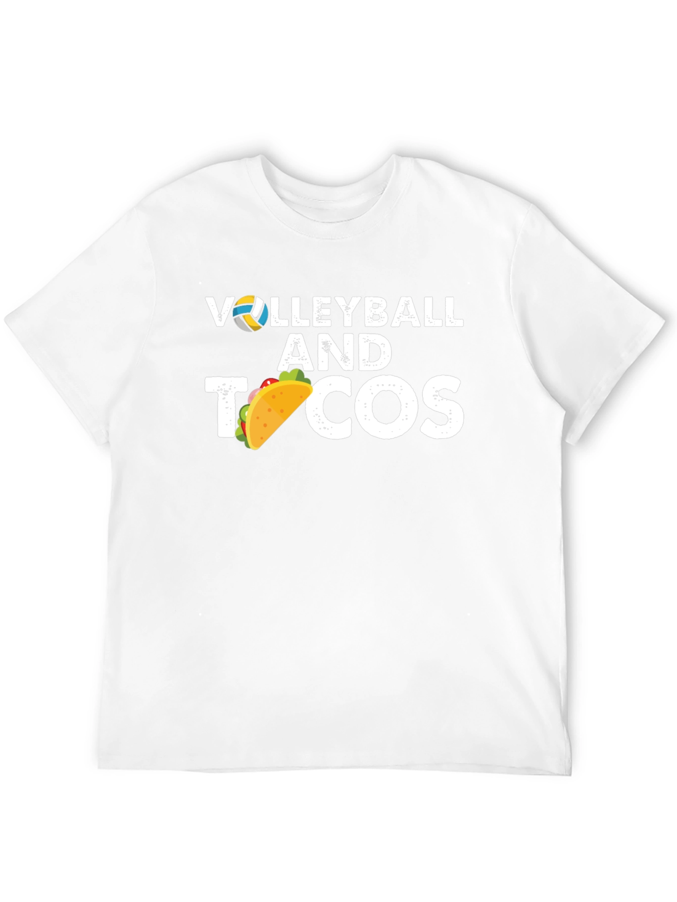 Volleyball & Tacos Graphic Tee - Black