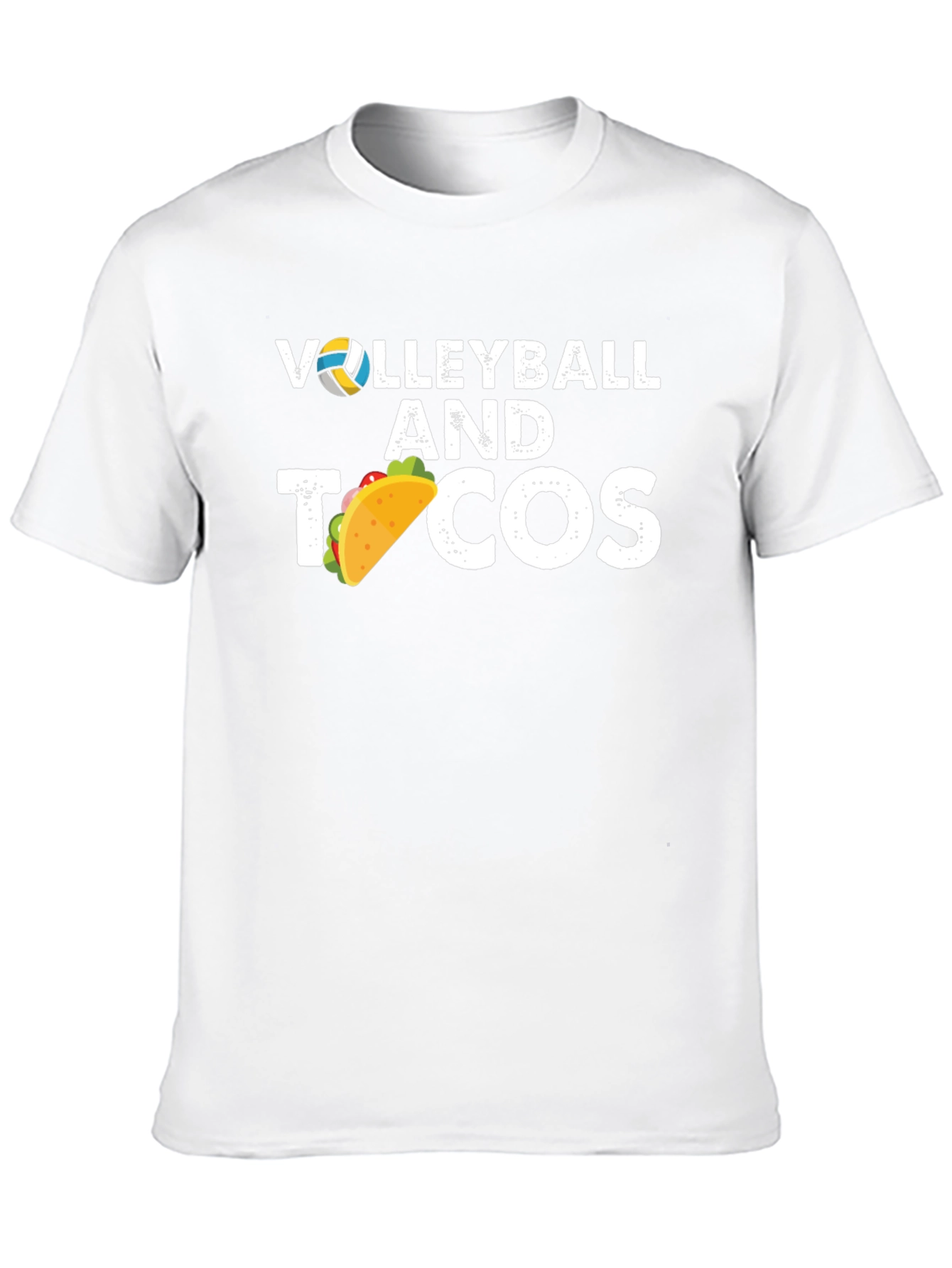 Volleyball & Tacos Graphic Tee - Black