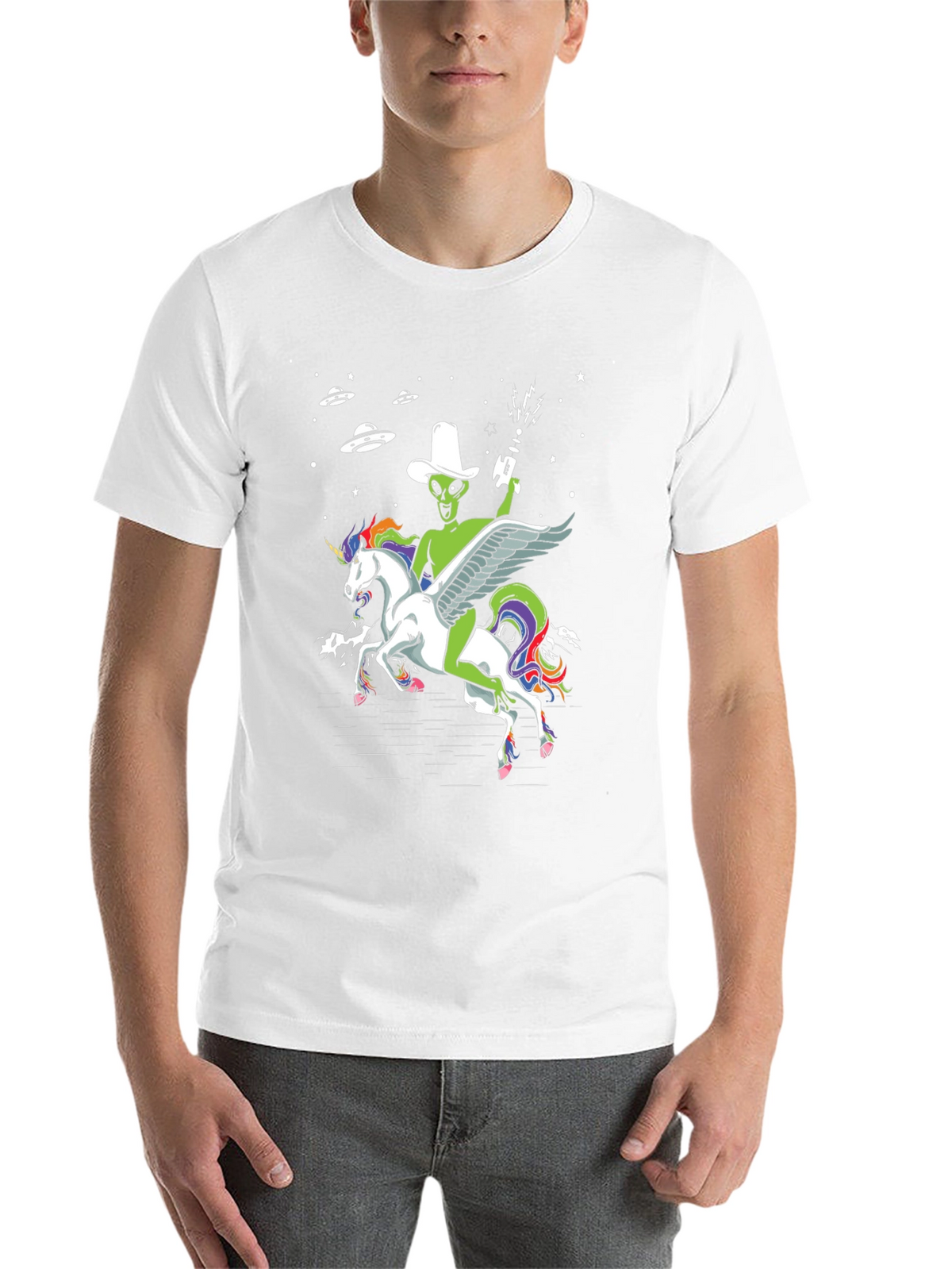 Alien Cowboy Unicorn T-Shirt