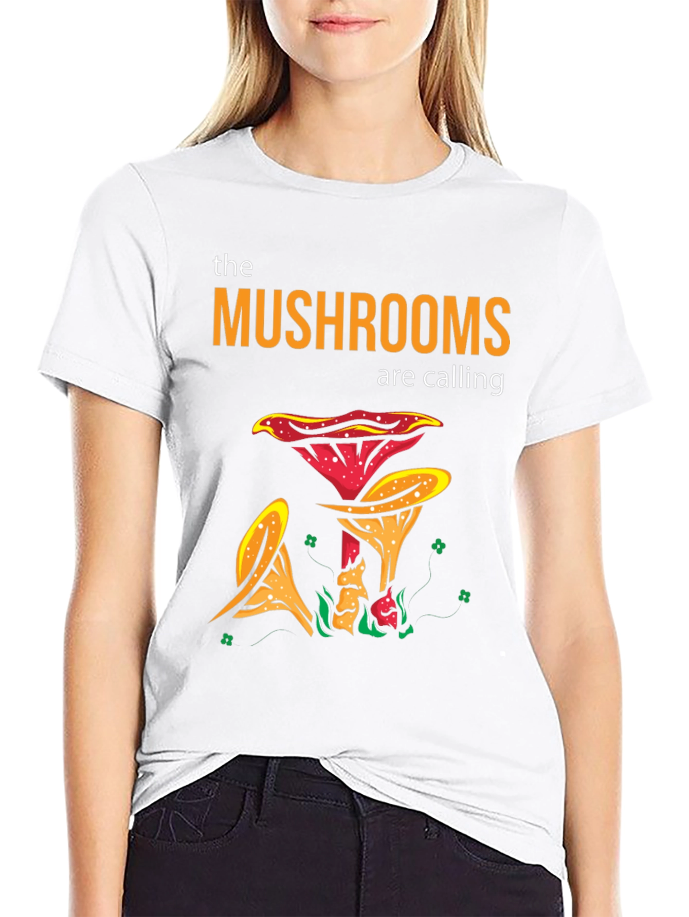 The Mushrooms Are Calling Graphic T-Shirt