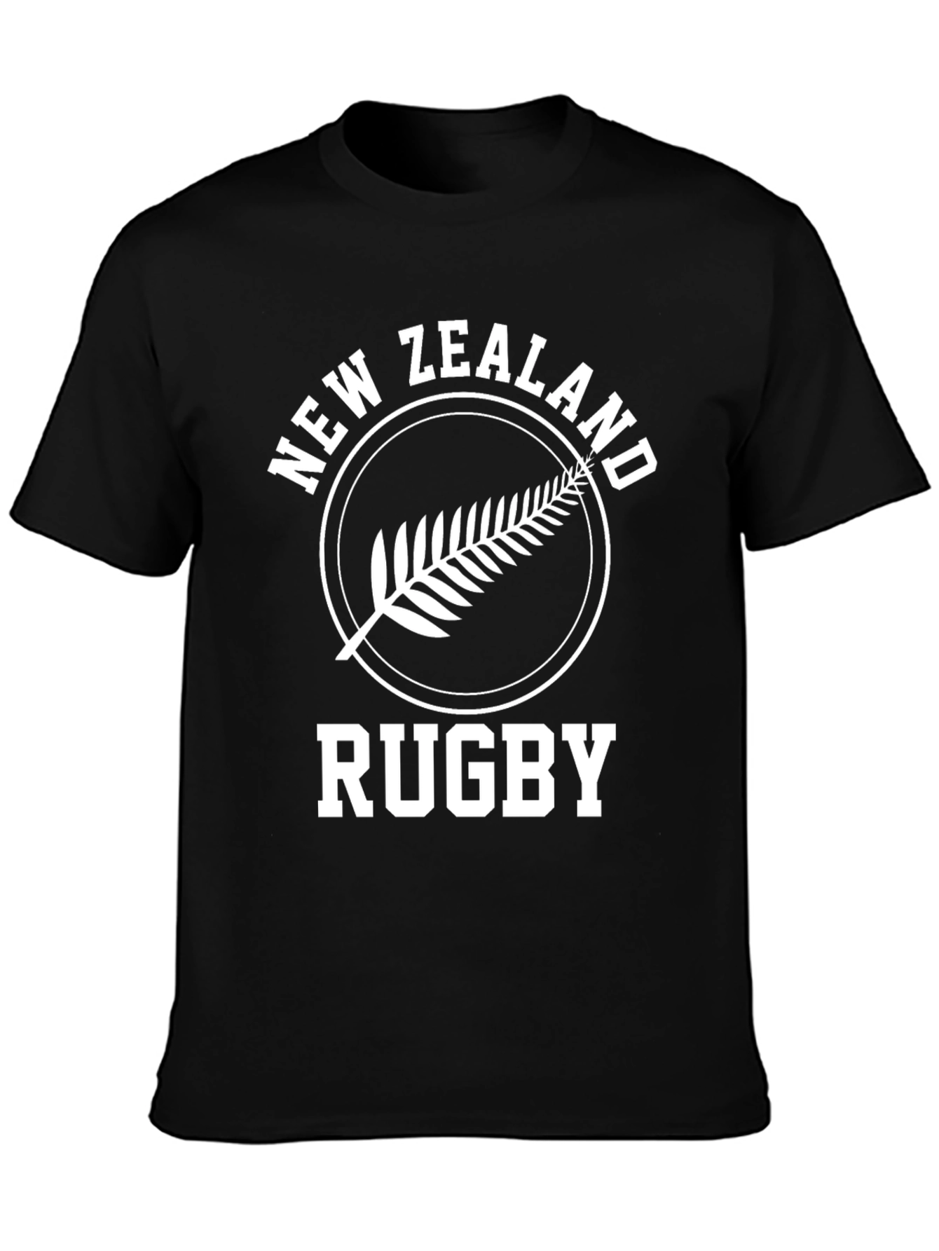 New Zealand Rugby T-Shirt - Fern Design
