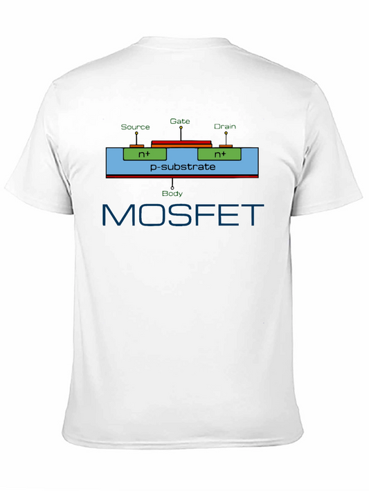 MOSFET Circuit Diagram T-Shirt - Electronics Geek Tee