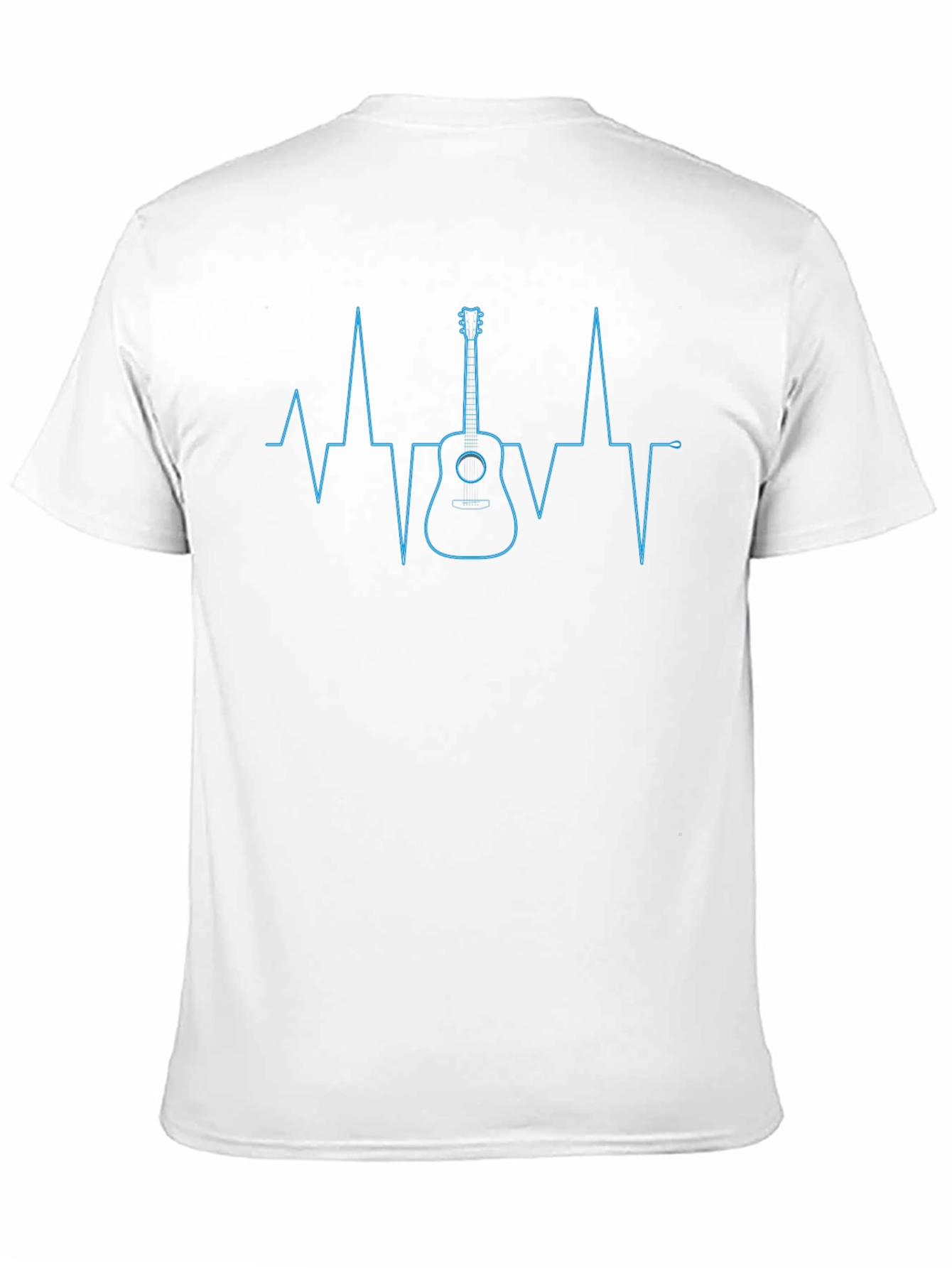 Guitar Heartbeat T-Shirt - Music Lover Tee