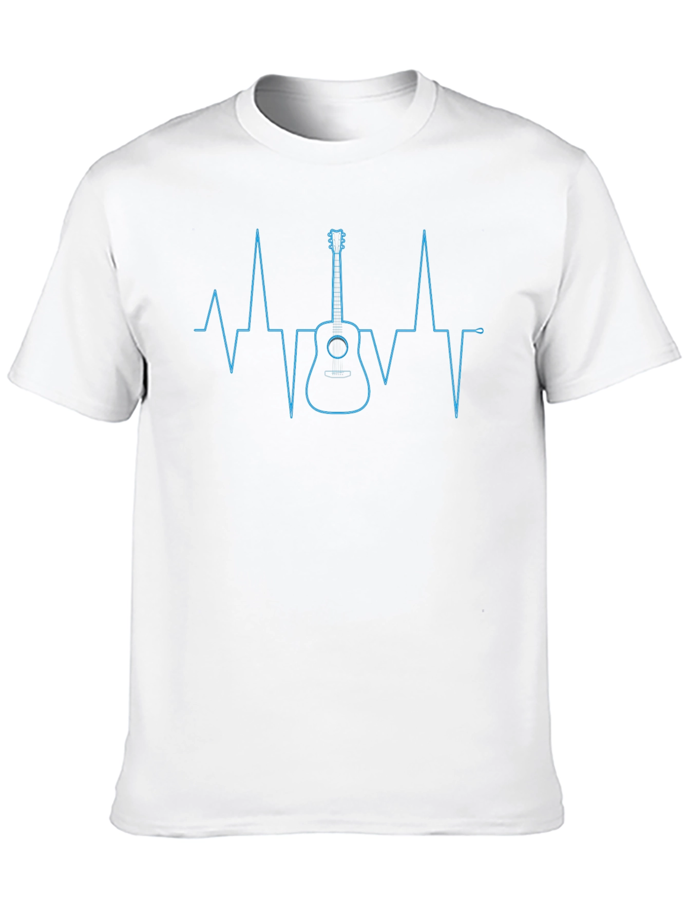 Guitar Heartbeat T-Shirt - Music Lover Tee