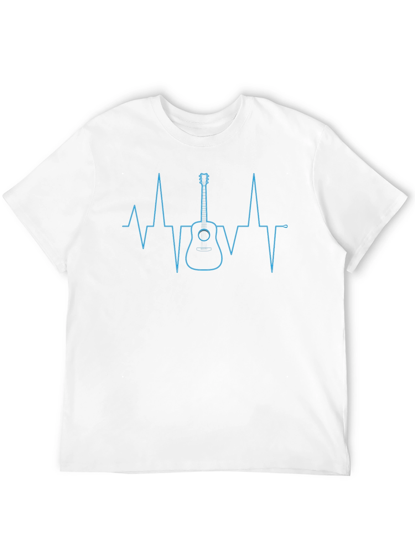 Guitar Heartbeat T-Shirt - Music Lover Tee