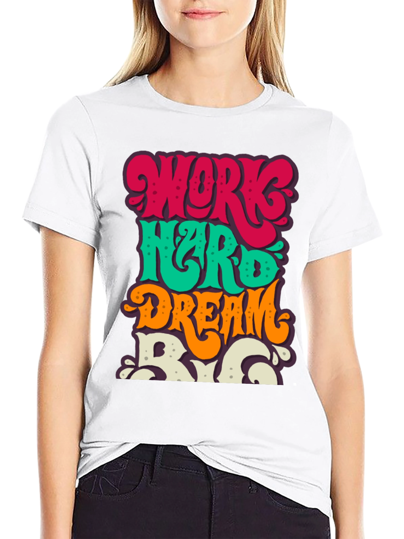 Work Hard Dream Big Graphic Tee