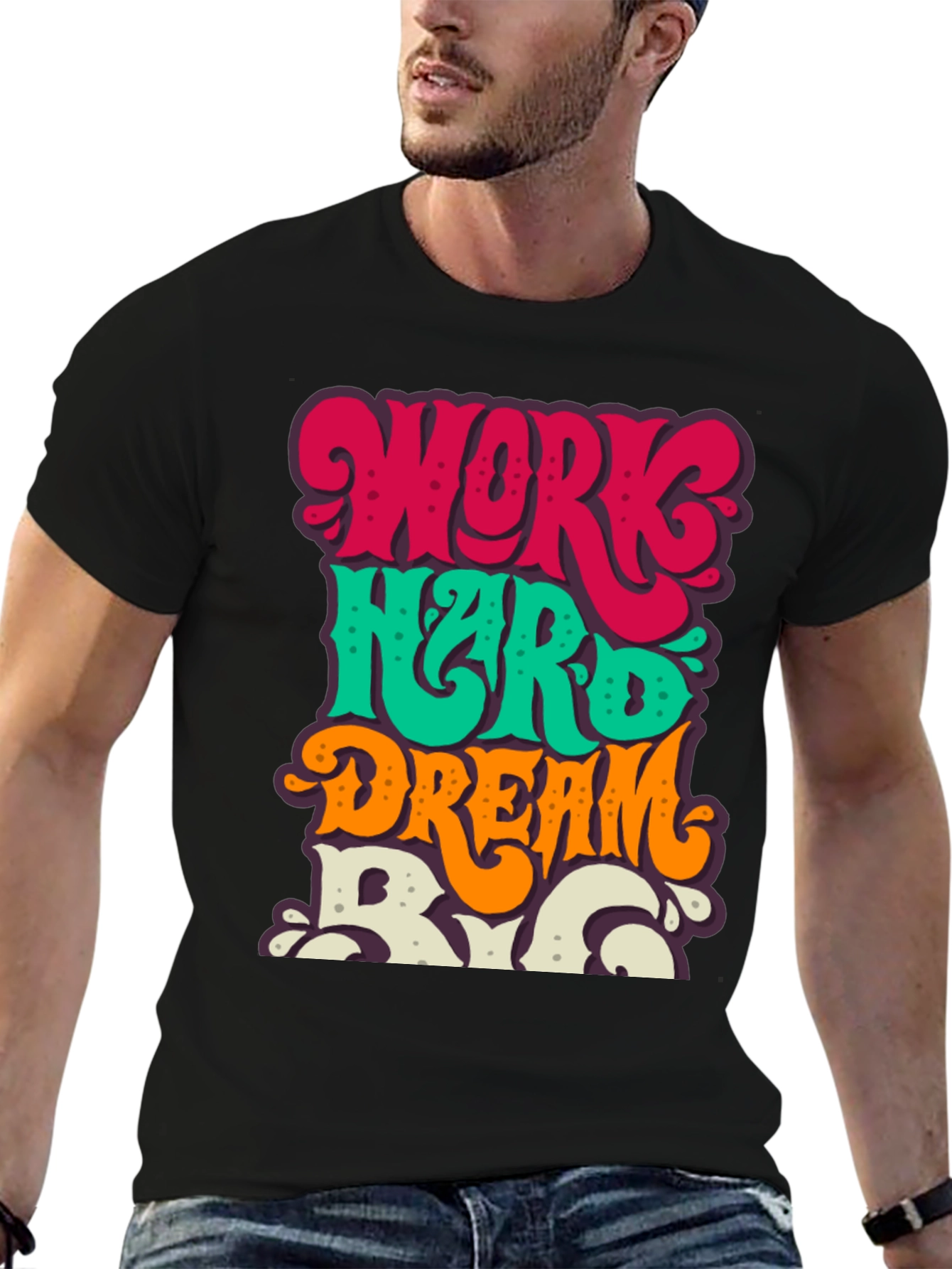Work Hard Dream Big Graphic Tee