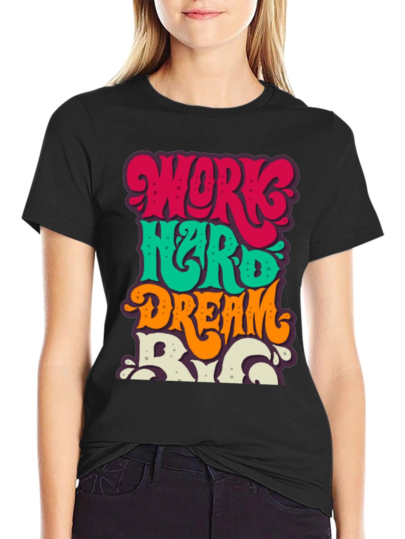 Work Hard Dream Big Graphic Tee
