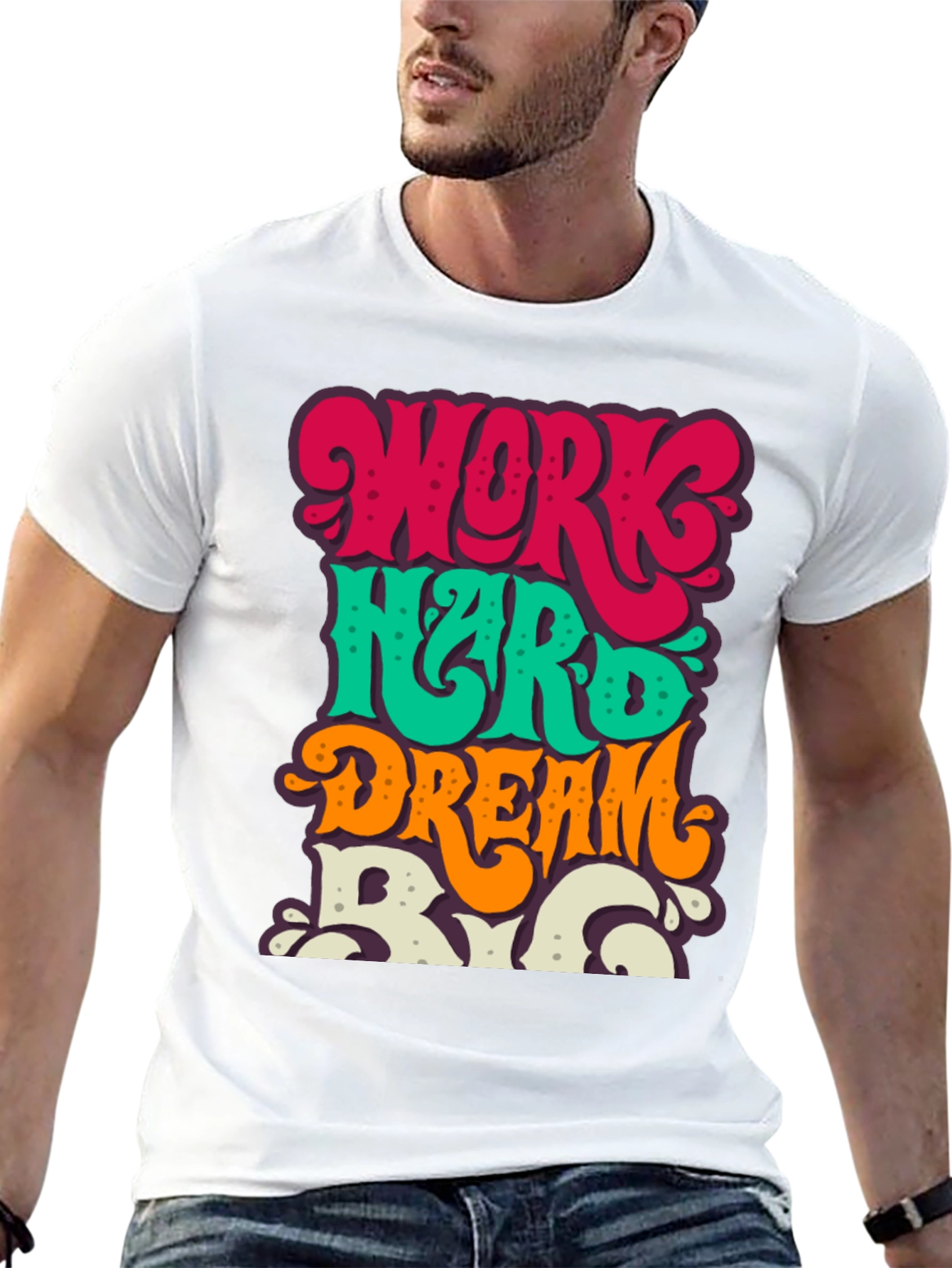 Work Hard Dream Big Graphic Tee
