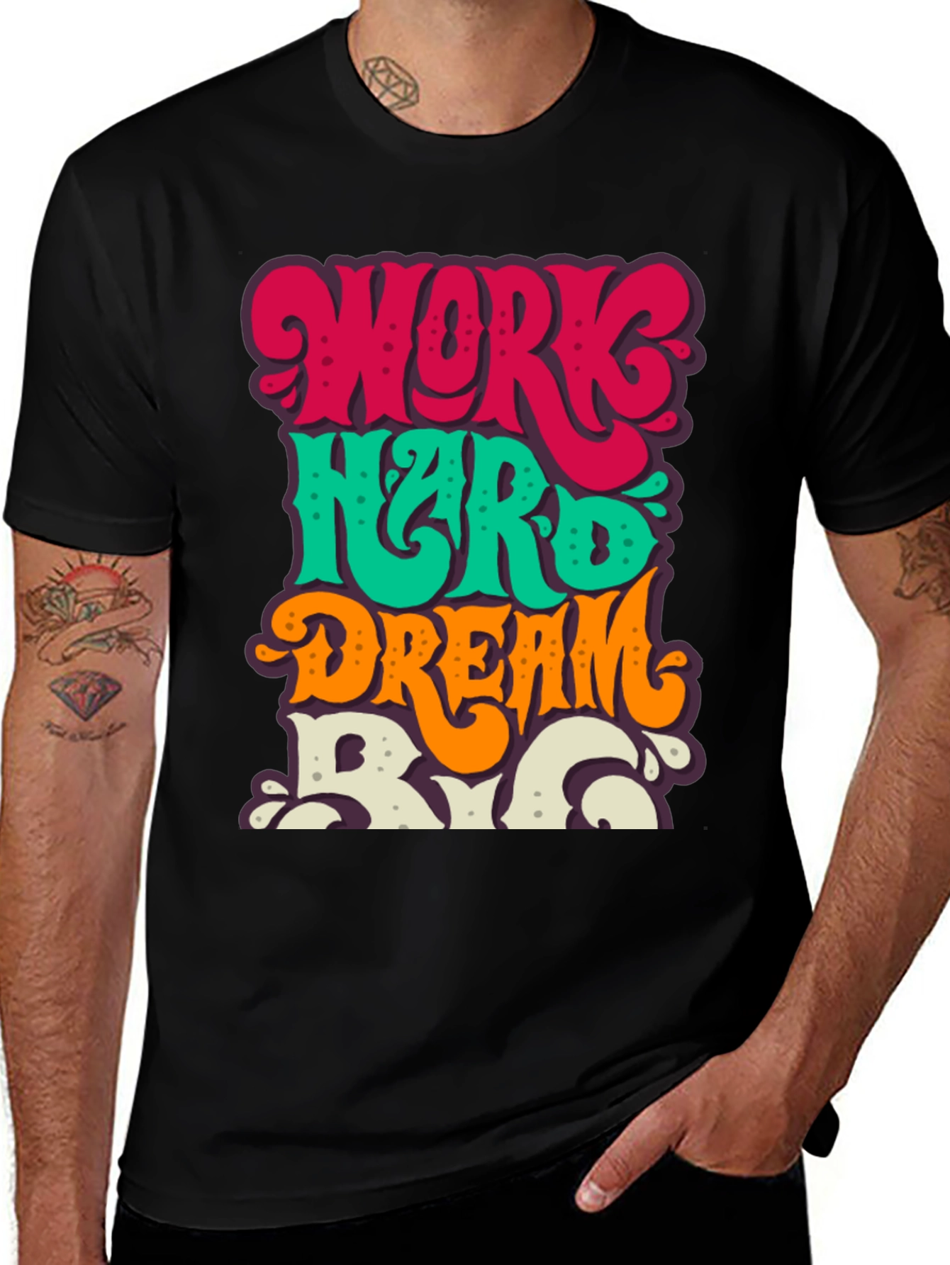 Work Hard Dream Big Graphic Tee