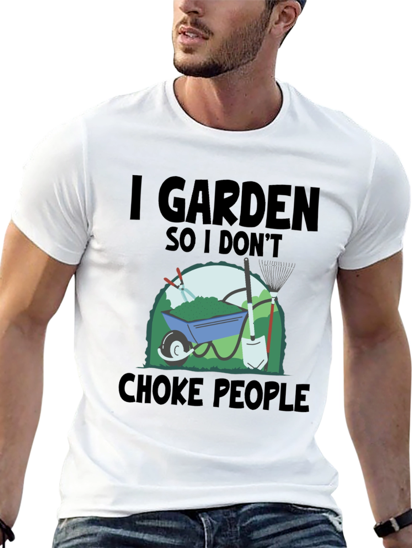I Garden So I Dont Choke People T-Shirt