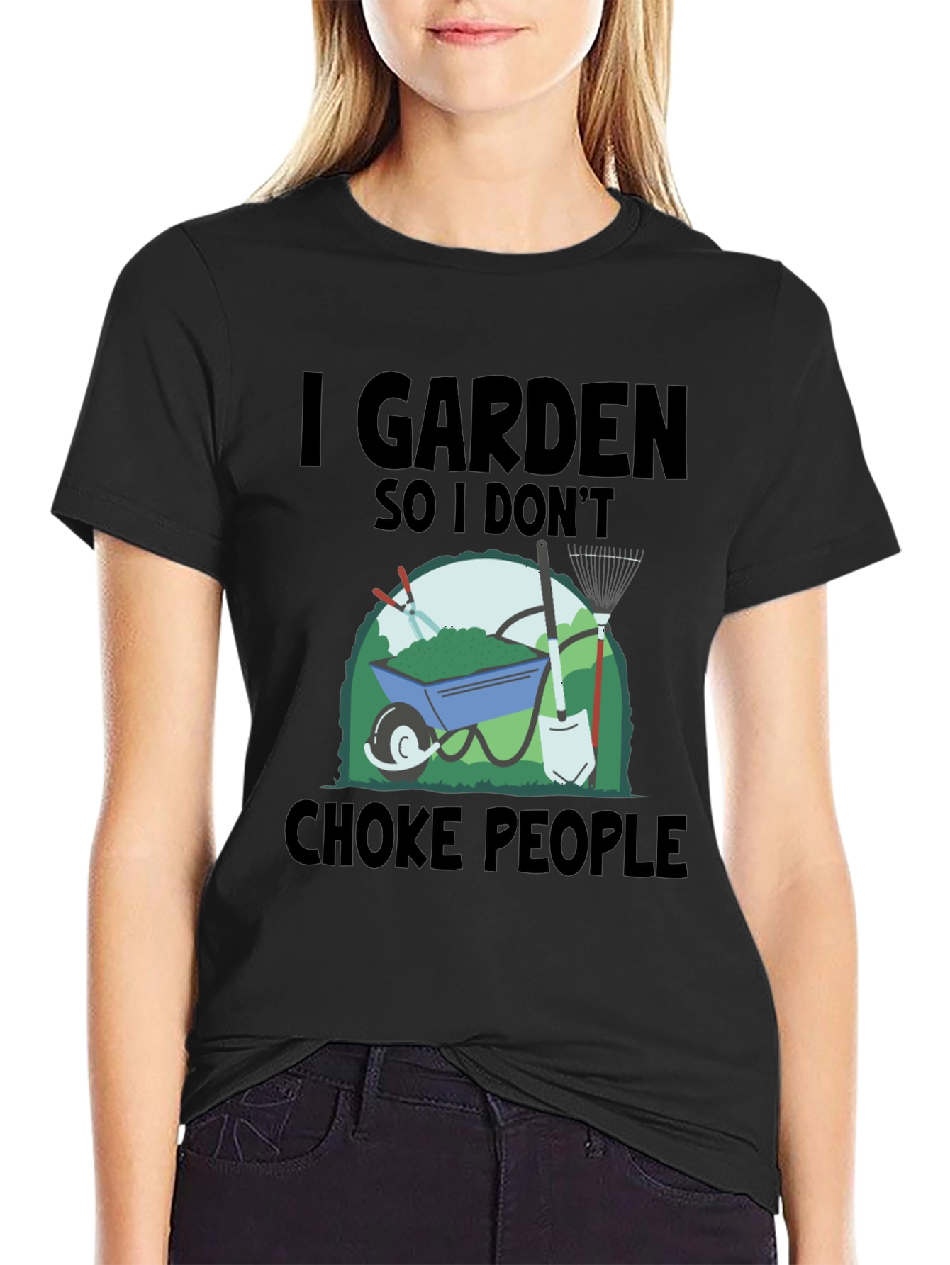 I Garden So I Dont Choke People T-Shirt