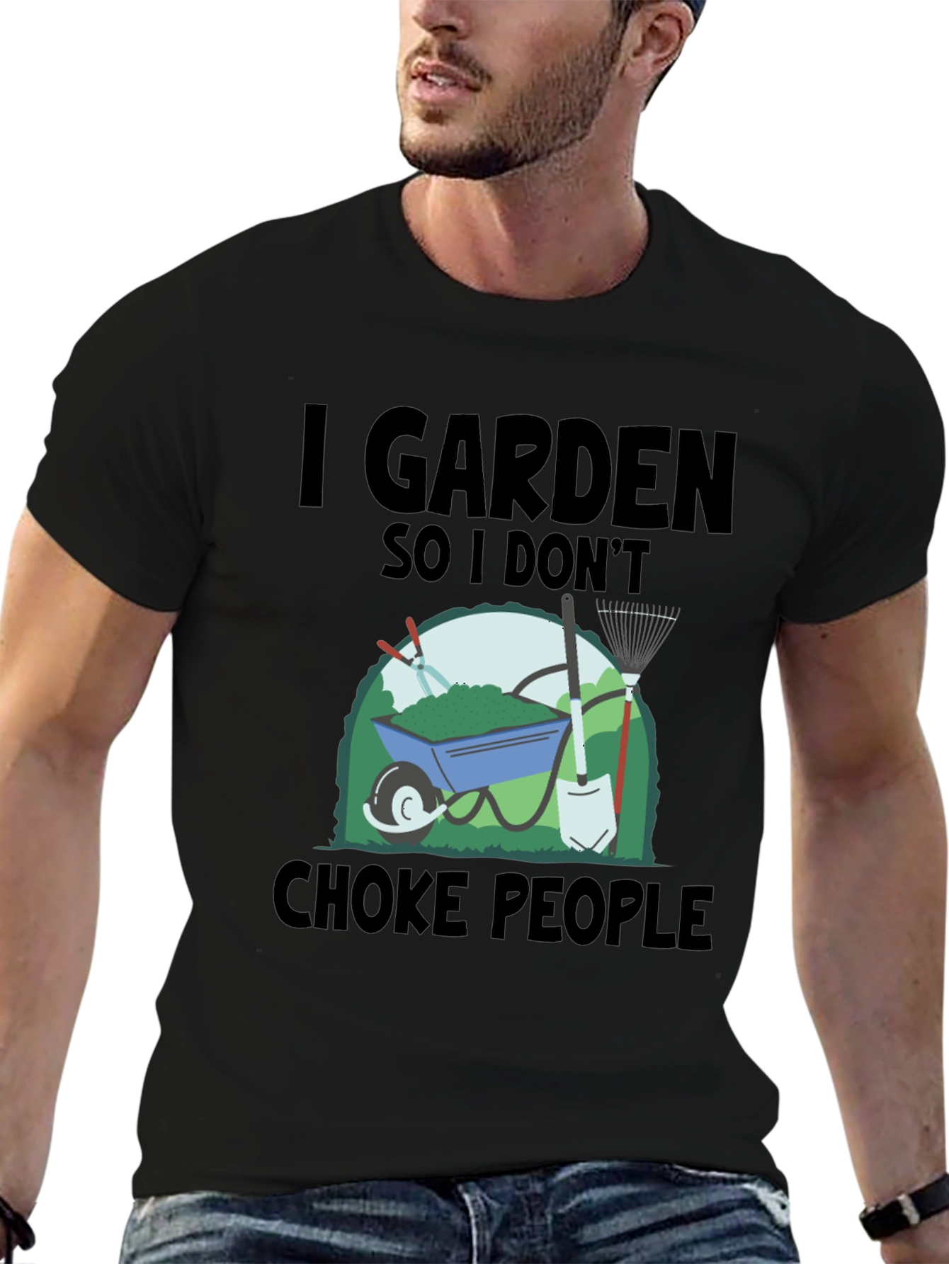 I Garden So I Dont Choke People T-Shirt
