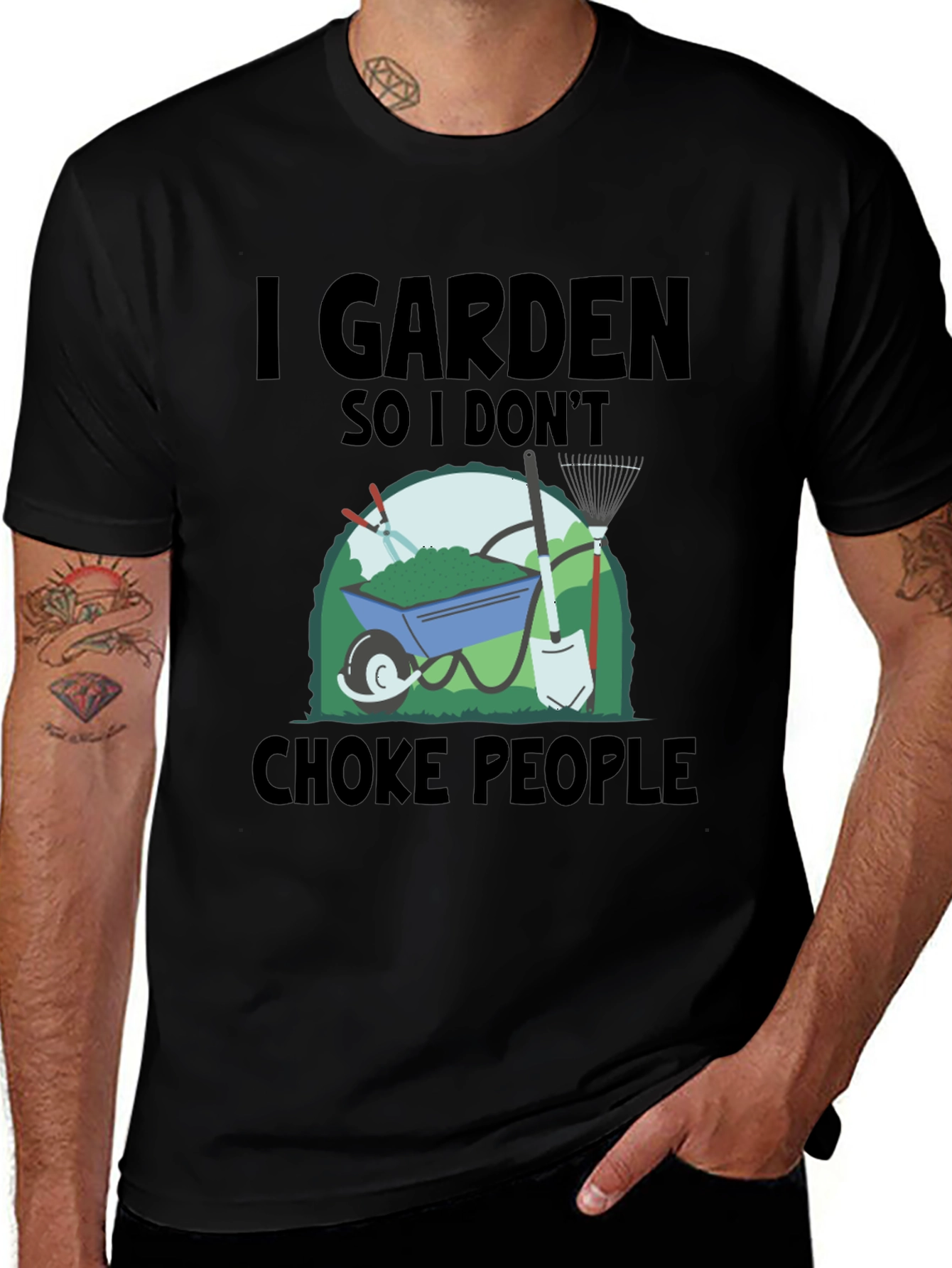 I Garden So I Dont Choke People T-Shirt